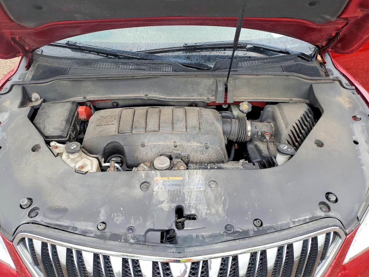 2014 Buick Enclave Red vin: 5GAKRBKD3EJ211741