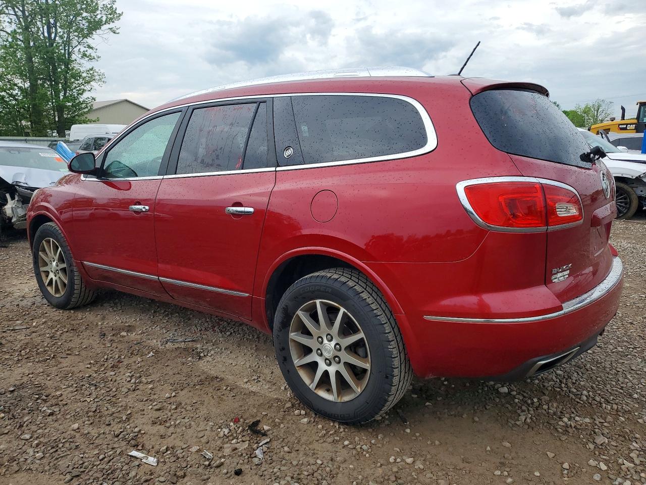 2014 Buick Enclave Red vin: 5GAKRBKD3EJ211741