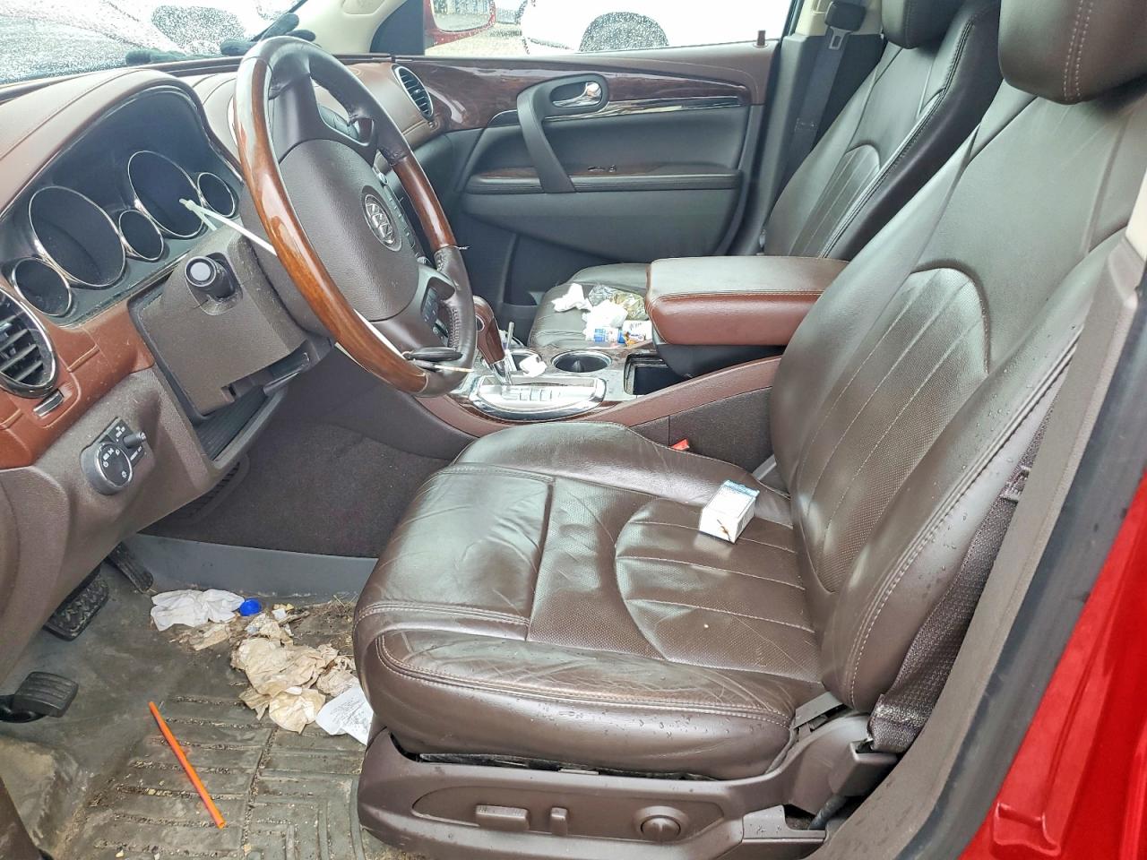 2014 Buick Enclave Red vin: 5GAKRBKD3EJ211741