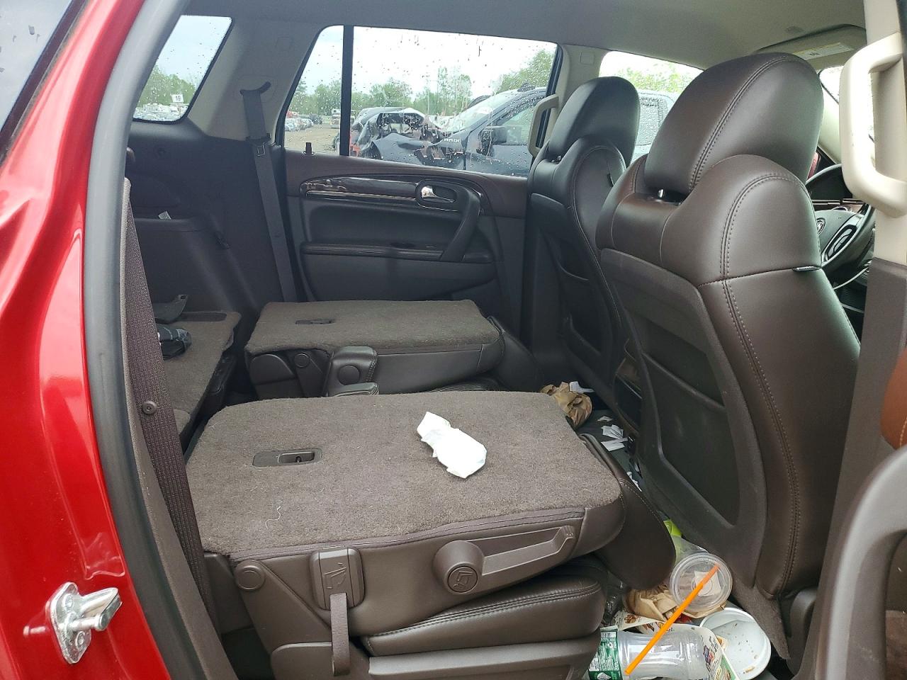 2014 Buick Enclave Red vin: 5GAKRBKD3EJ211741