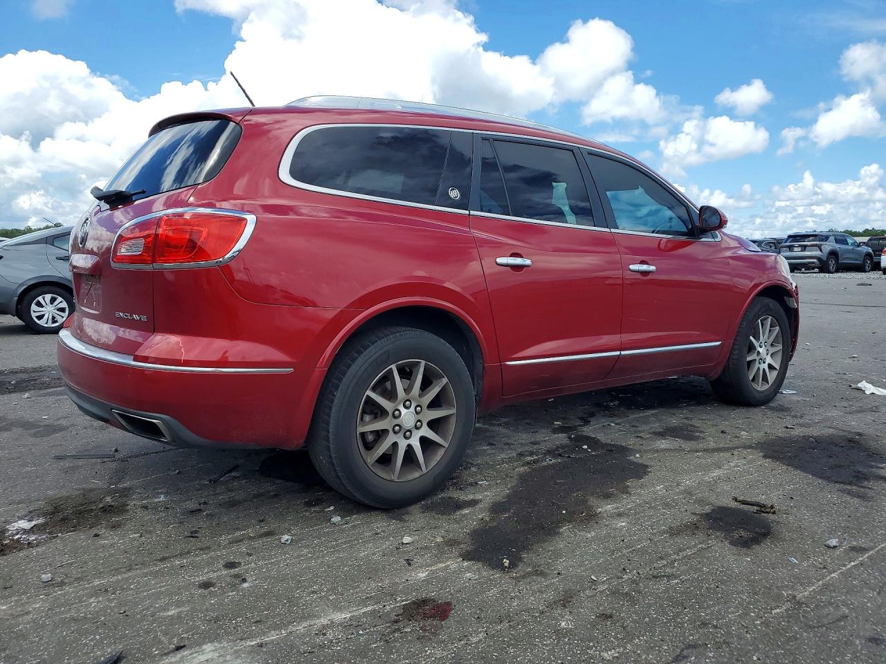 2014 Buick Enclave Red vin: 5GAKRBKD3EJ212582