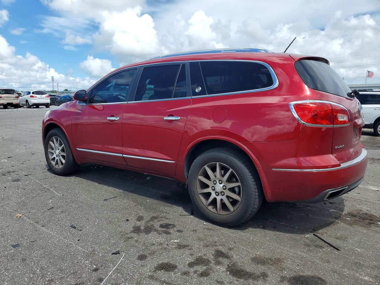 2014 Buick Enclave Red vin: 5GAKRBKD3EJ212582
