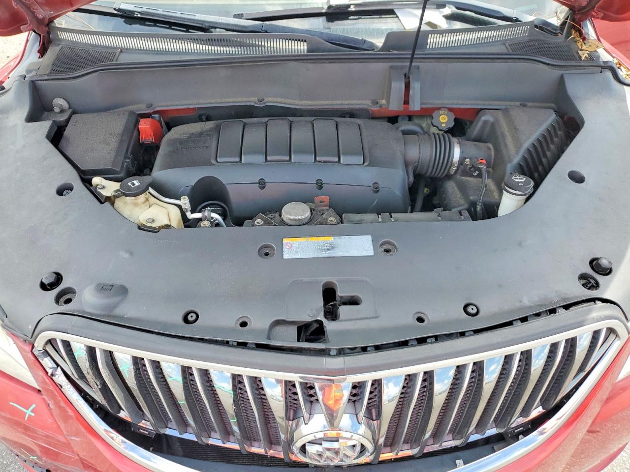 2014 Buick Enclave Red vin: 5GAKRBKD3EJ212582