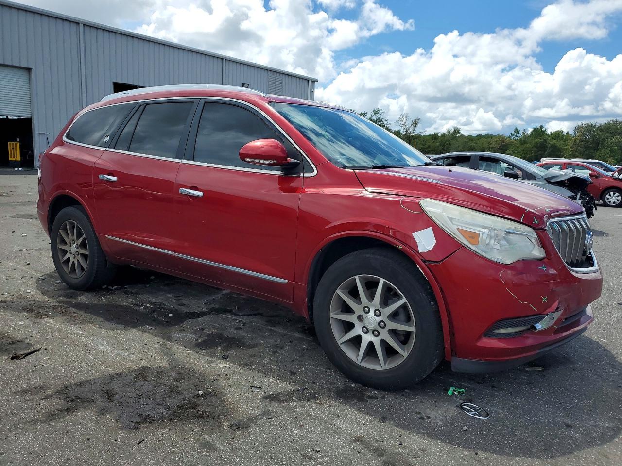 2014 Buick Enclave Red vin: 5GAKRBKD3EJ212582