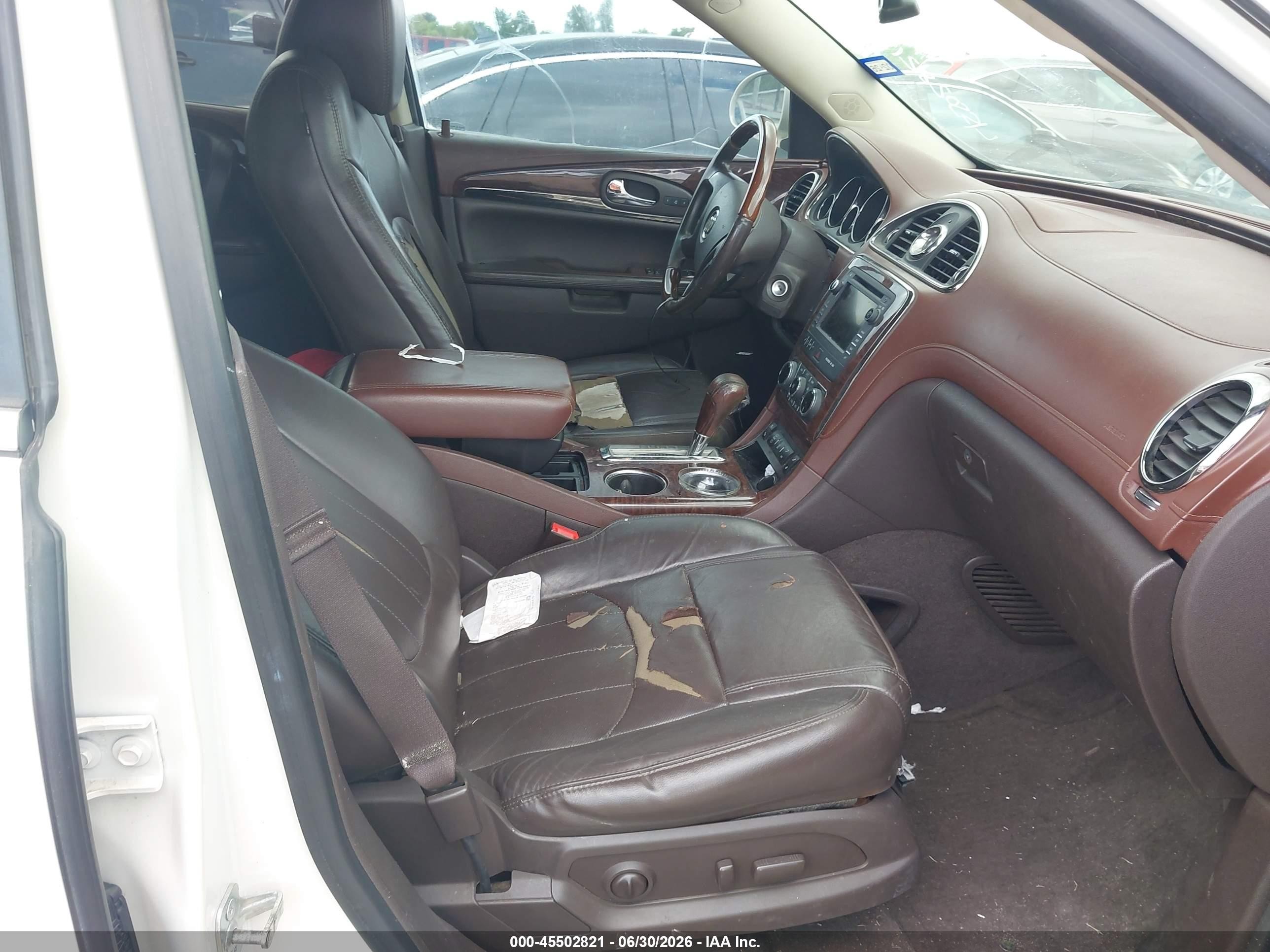 2014 Buick Enclave Leather White vin: 5GAKRBKD3EJ253505