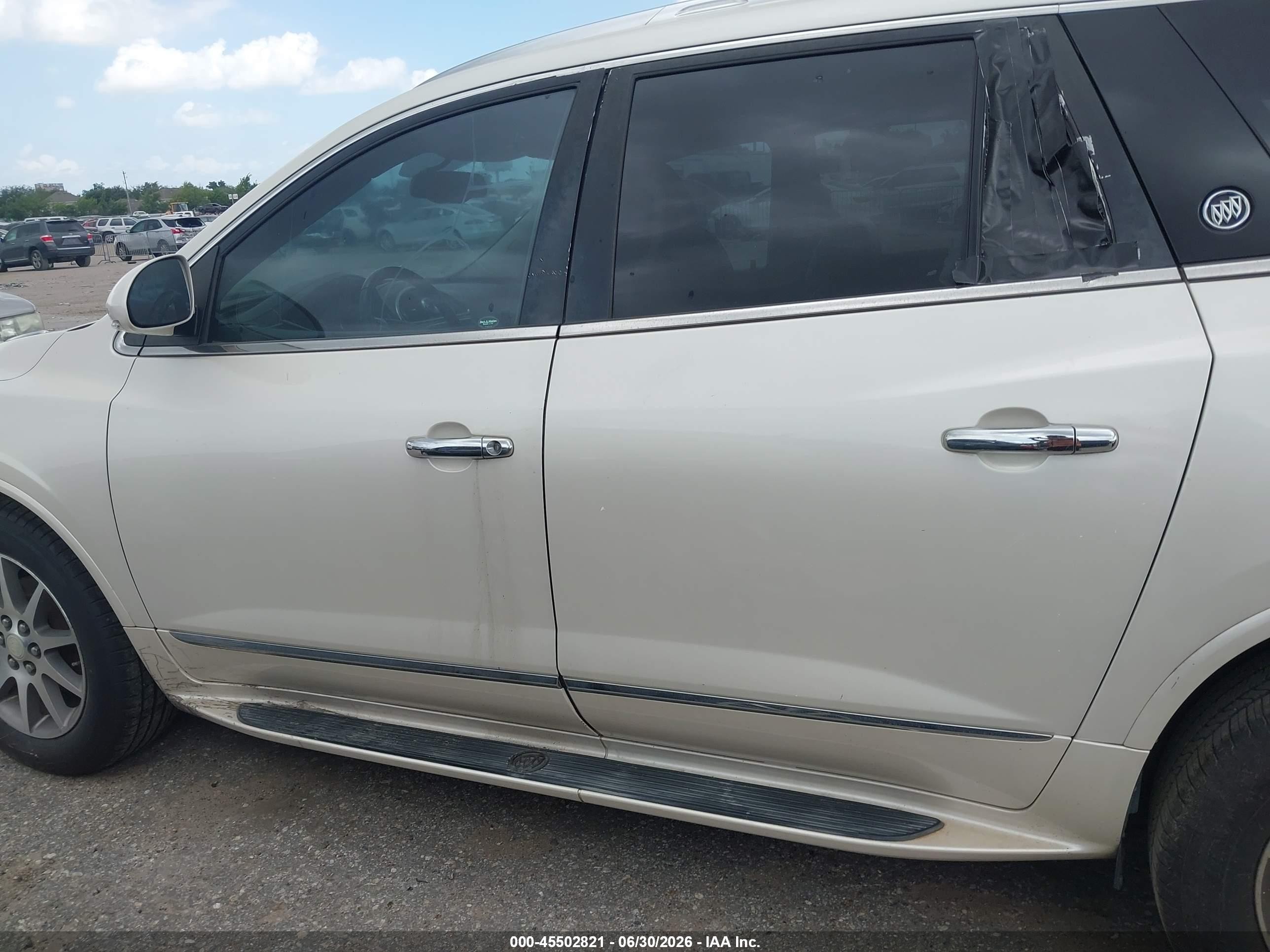 2014 Buick Enclave Leather White vin: 5GAKRBKD3EJ253505