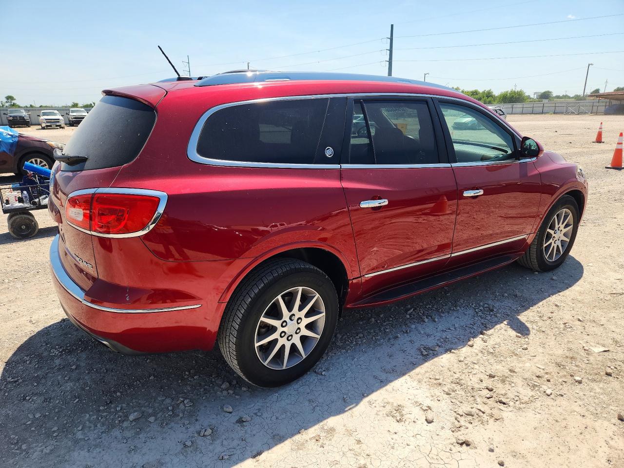 2014 Buick Enclave Red vin: 5GAKRBKD3EJ280719
