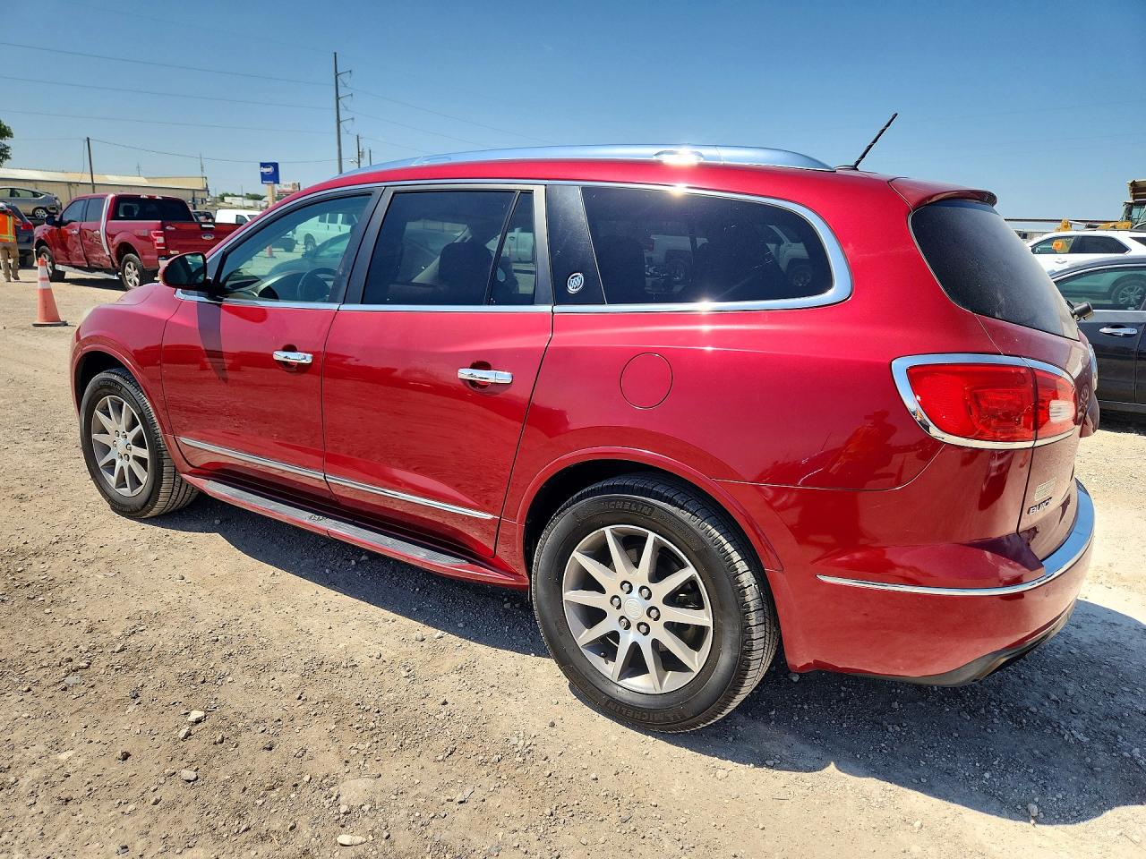 2014 Buick Enclave Red vin: 5GAKRBKD3EJ280719