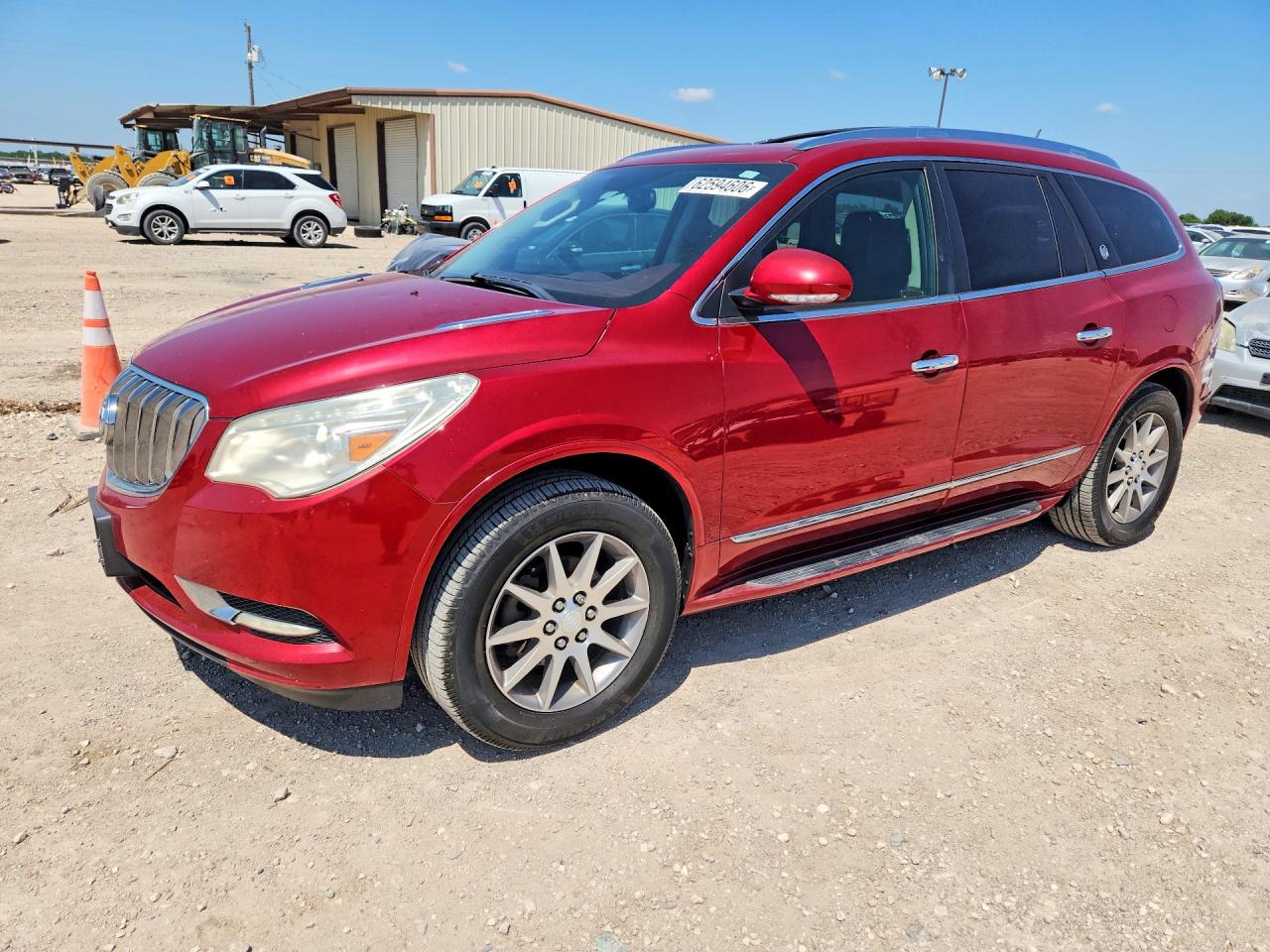 2014 Buick Enclave Red vin: 5GAKRBKD3EJ280719