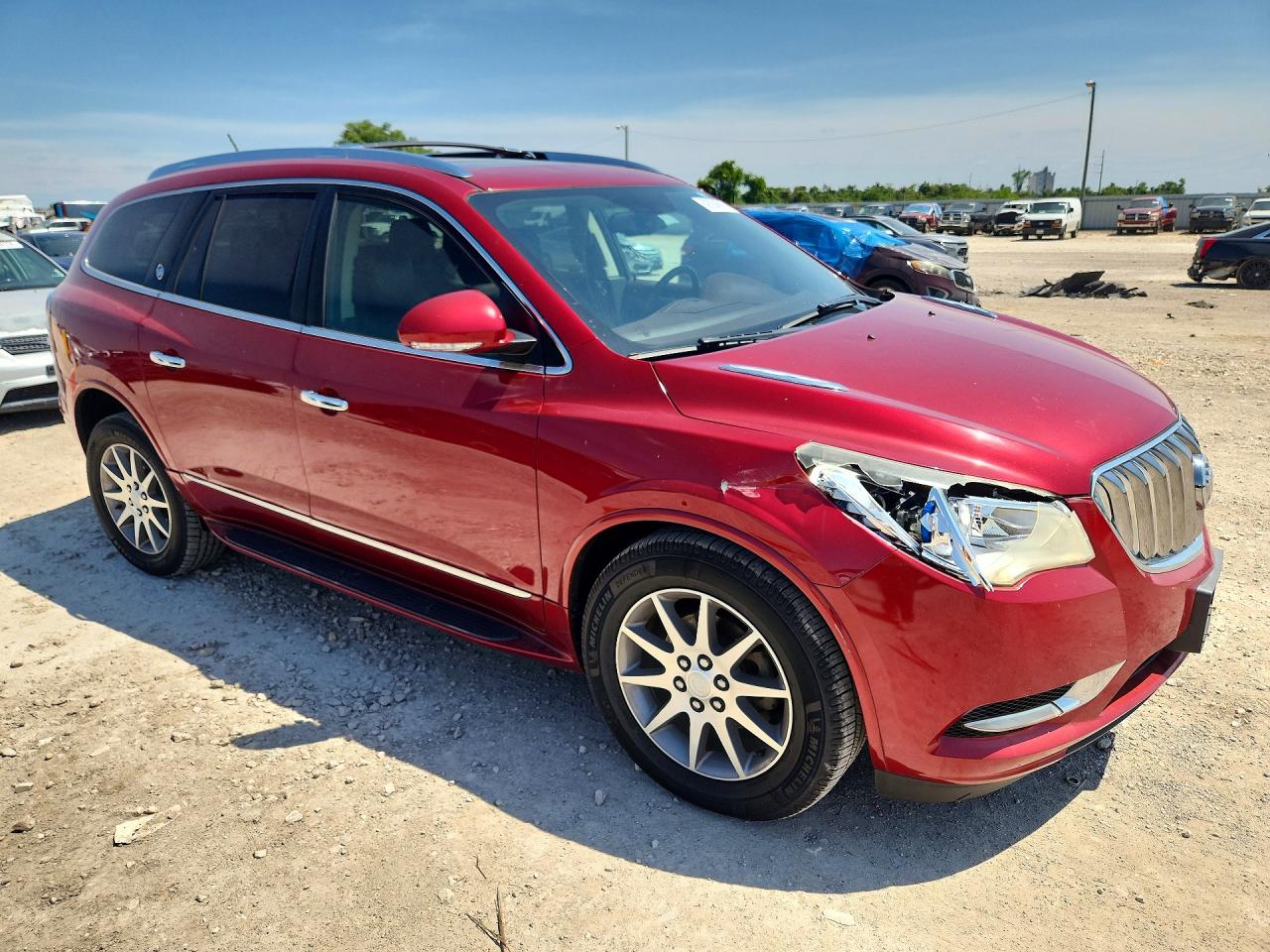 2014 Buick Enclave Red vin: 5GAKRBKD3EJ280719