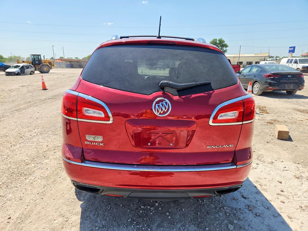 2014 Buick Enclave Red vin: 5GAKRBKD3EJ280719