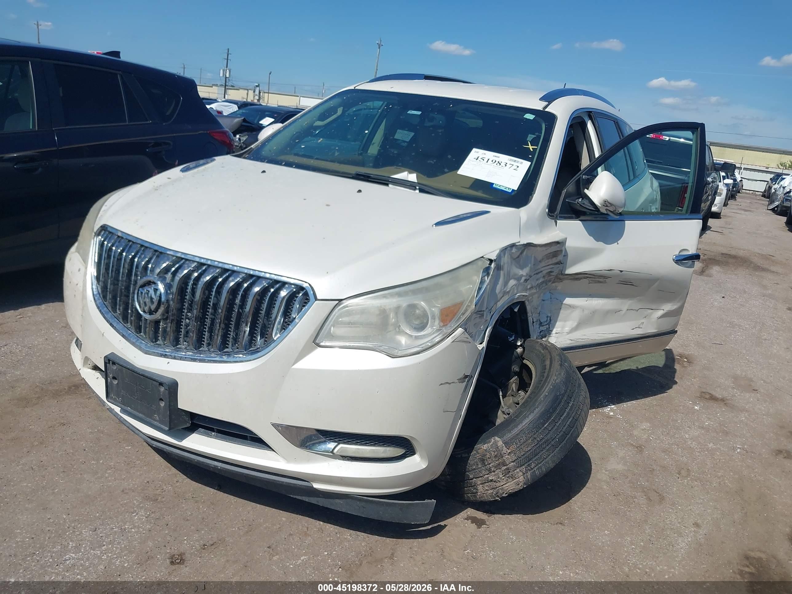 2015 Buick Enclave Leather White vin: 5GAKRBKD3FJ150781
