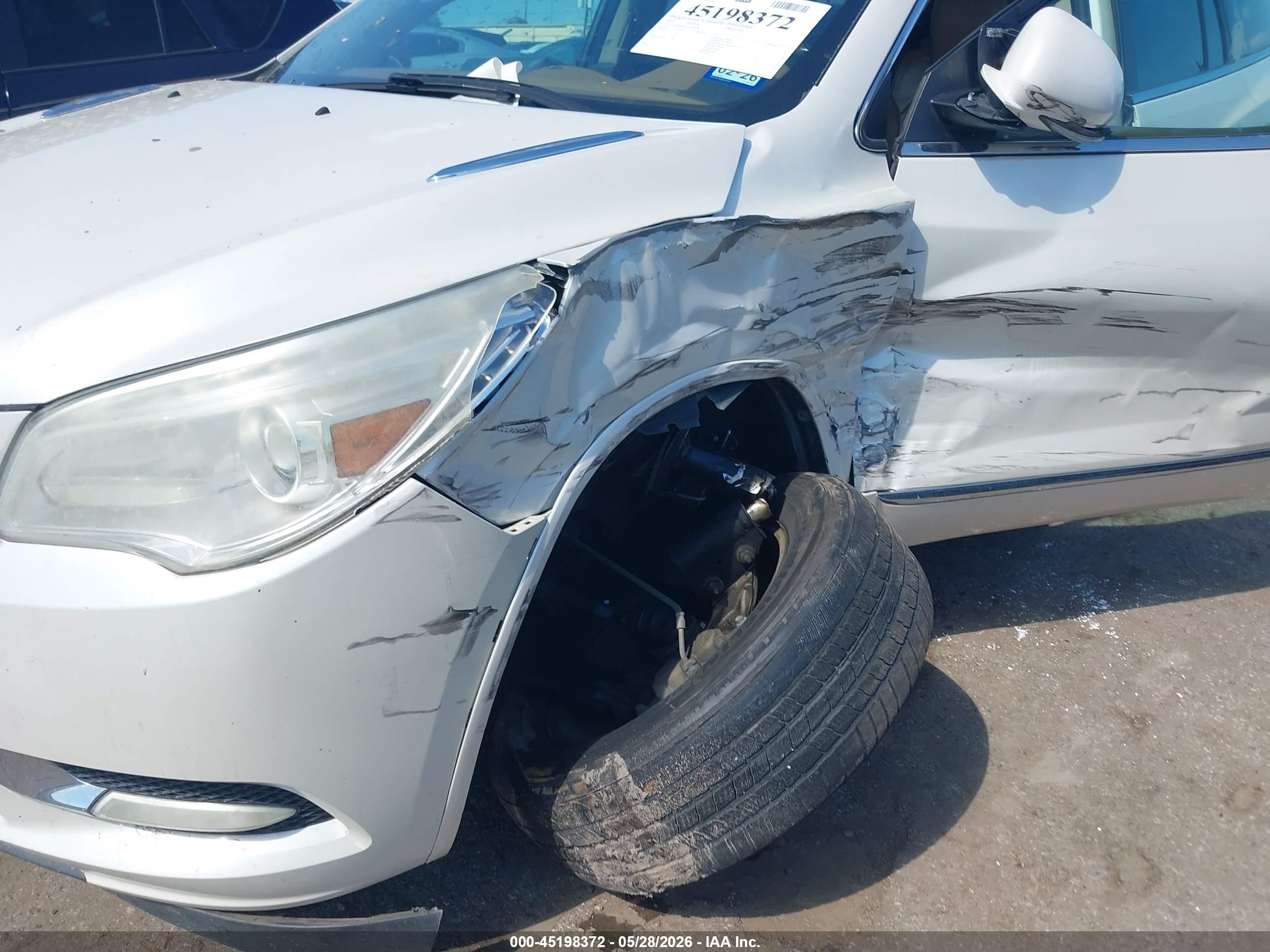 2015 Buick Enclave Leather White vin: 5GAKRBKD3FJ150781