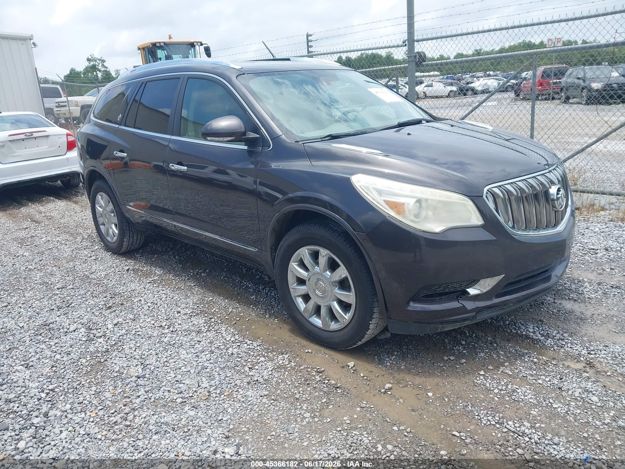 2015 Buick Enclave Leather Black vin: 5GAKRBKD3FJ162476