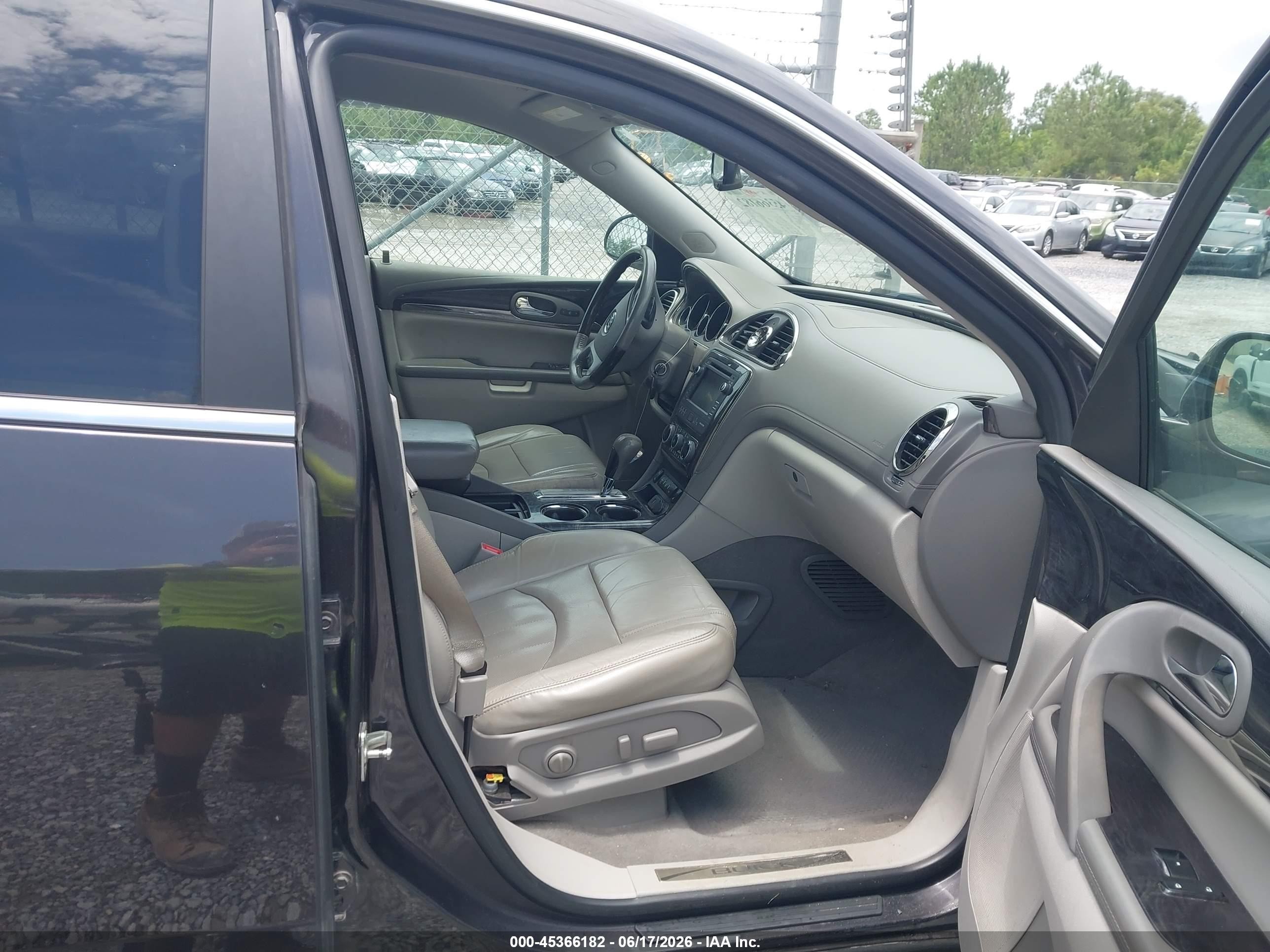 2015 Buick Enclave Leather Black vin: 5GAKRBKD3FJ162476