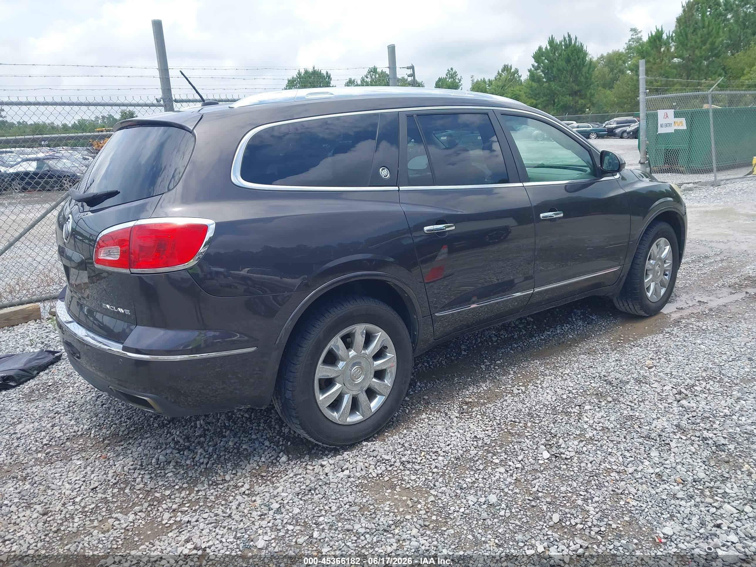 2015 Buick Enclave Leather Black vin: 5GAKRBKD3FJ162476