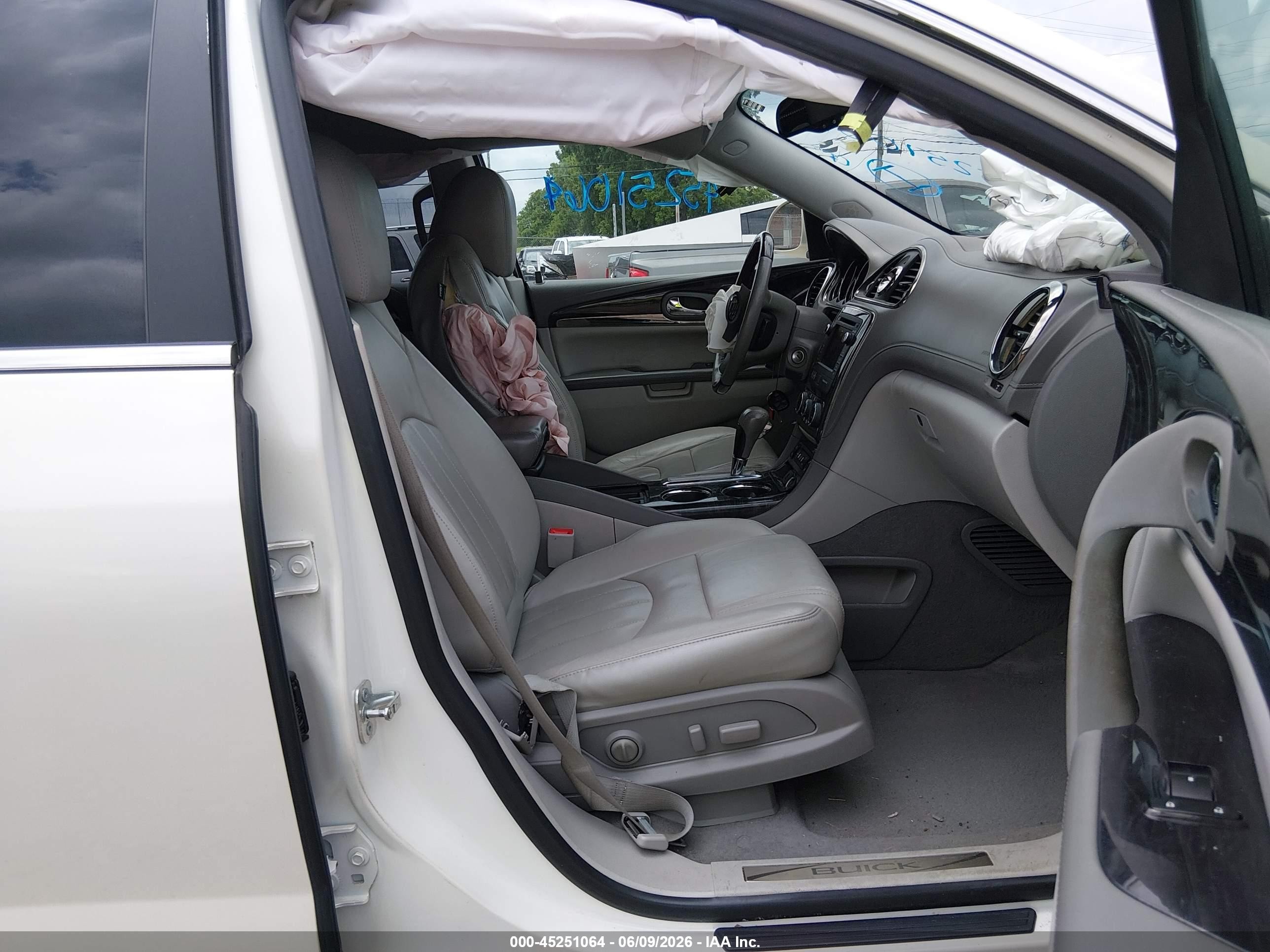 2015 Buick Enclave Leather White vin: 5GAKRBKD3FJ212261