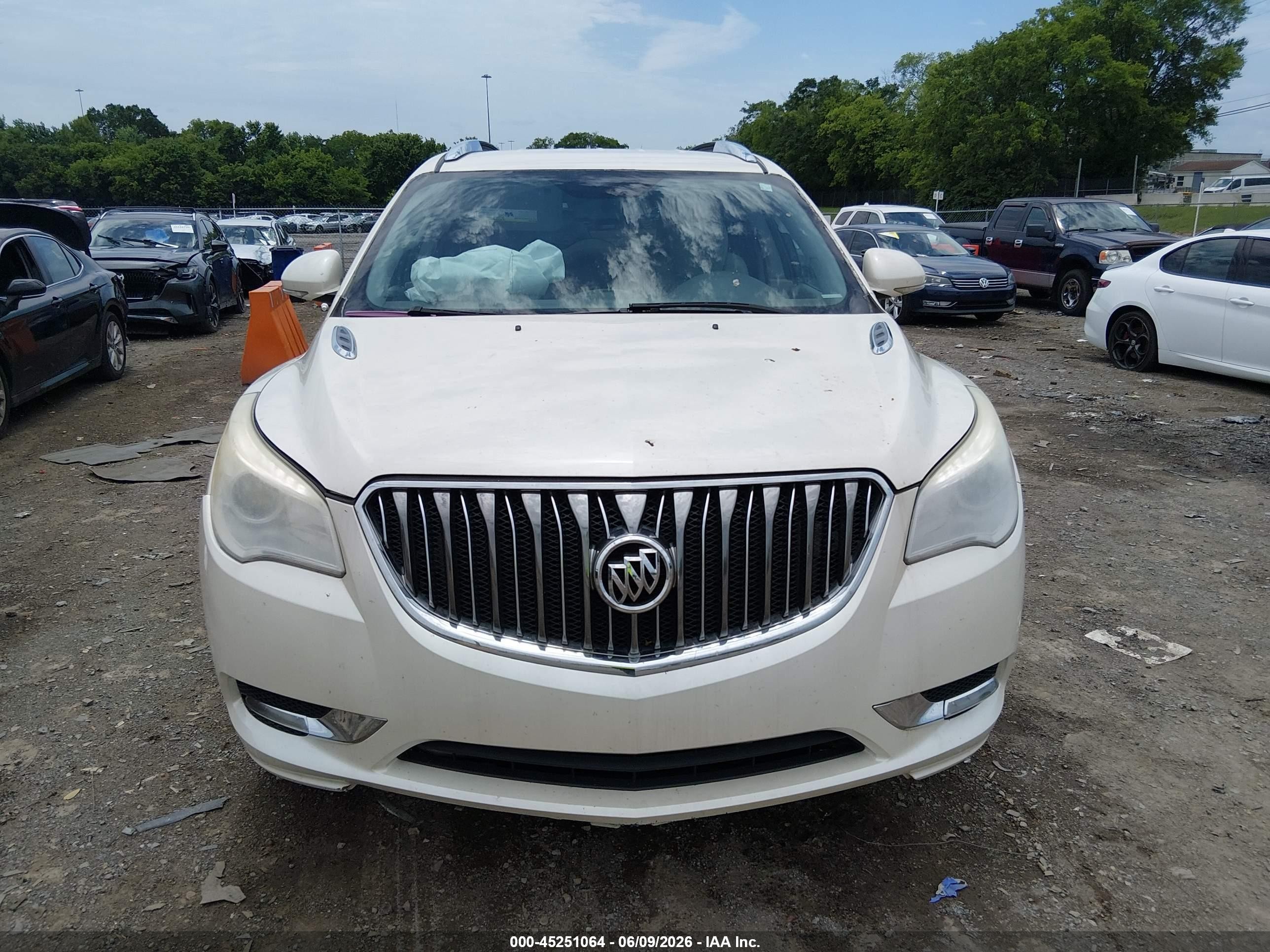 2015 Buick Enclave Leather White vin: 5GAKRBKD3FJ212261