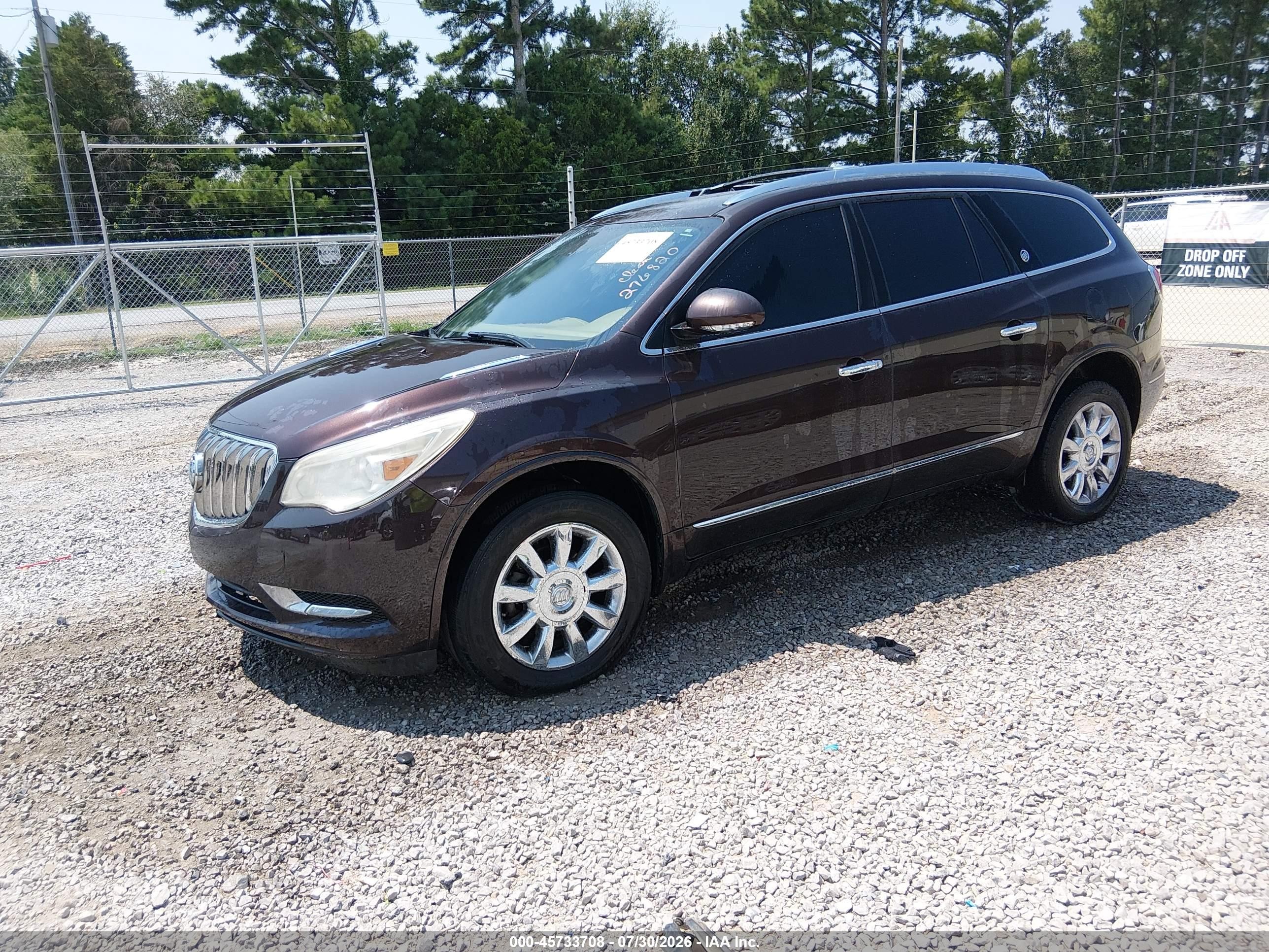 2015 Buick Enclave Leather Brown vin: 5GAKRBKD3FJ276820