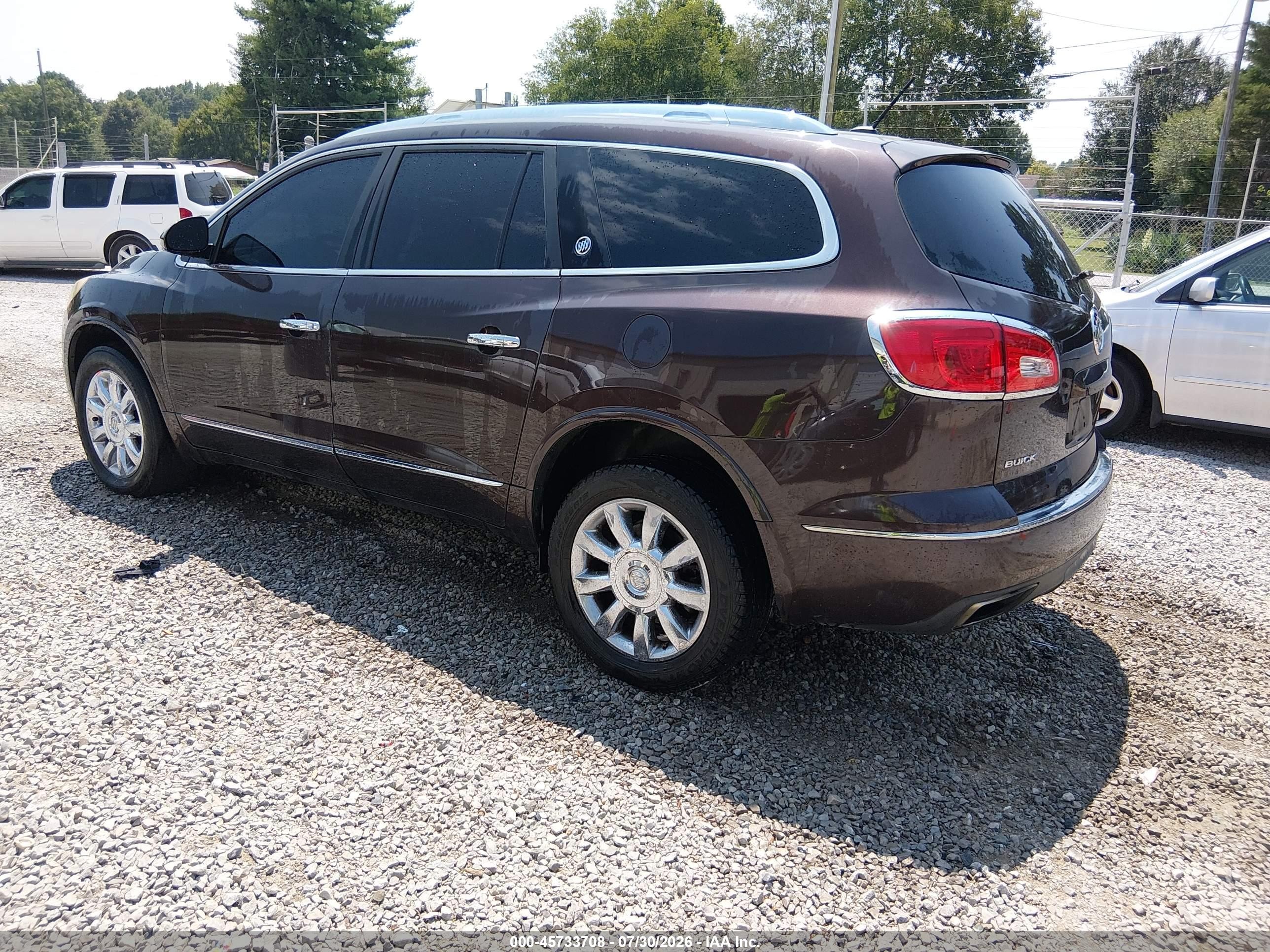 2015 Buick Enclave Leather Brown vin: 5GAKRBKD3FJ276820