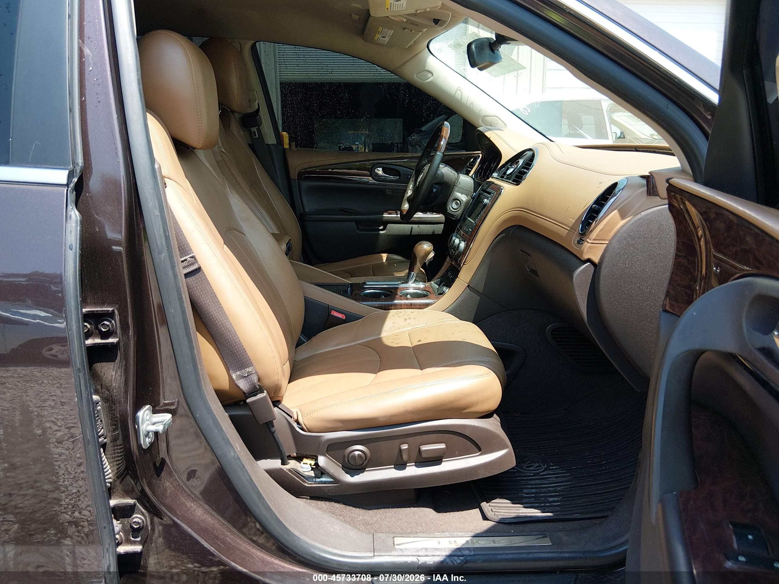 2015 Buick Enclave Leather Brown vin: 5GAKRBKD3FJ276820