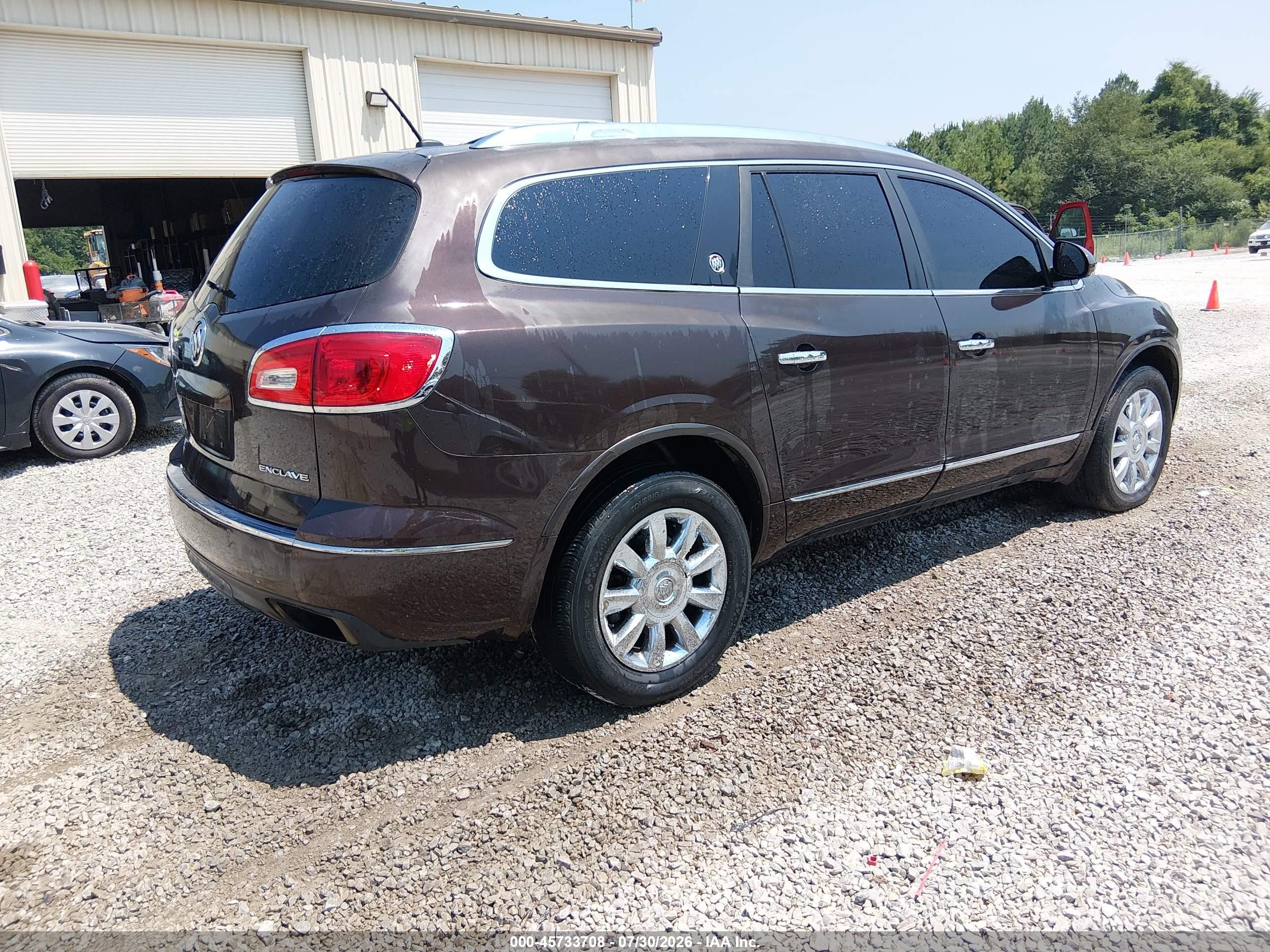 2015 Buick Enclave Leather Brown vin: 5GAKRBKD3FJ276820