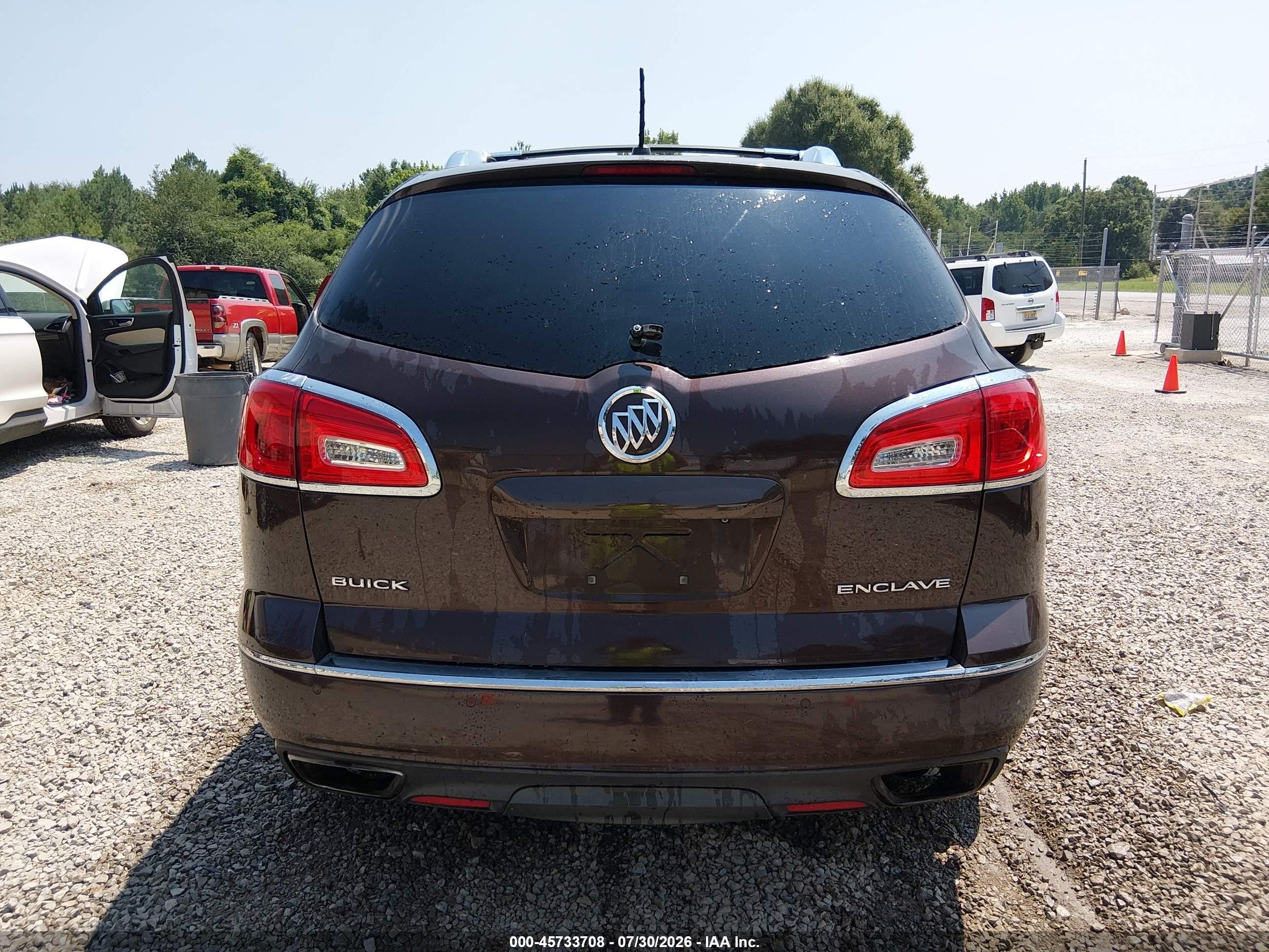 2015 Buick Enclave Leather Brown vin: 5GAKRBKD3FJ276820