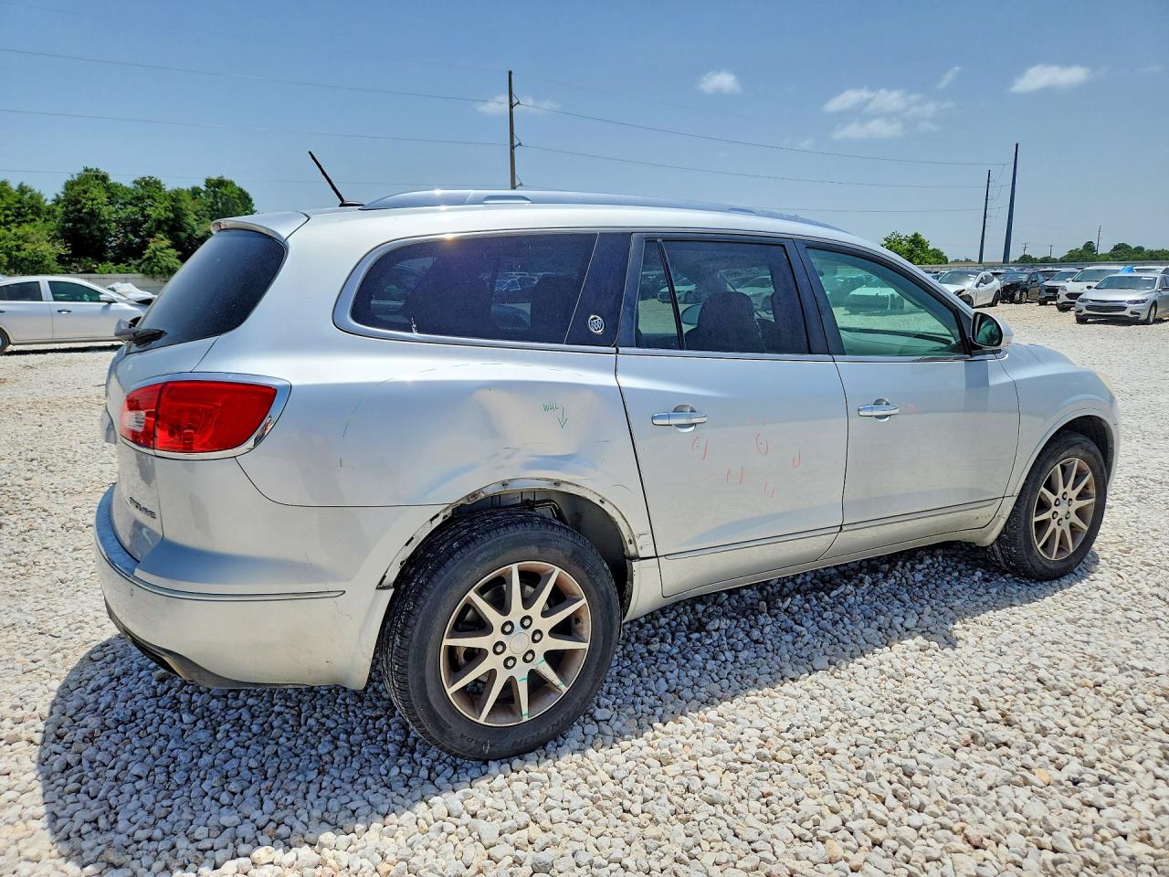 2015 Buick Enclave Silver vin: 5GAKRBKD3FJ291740