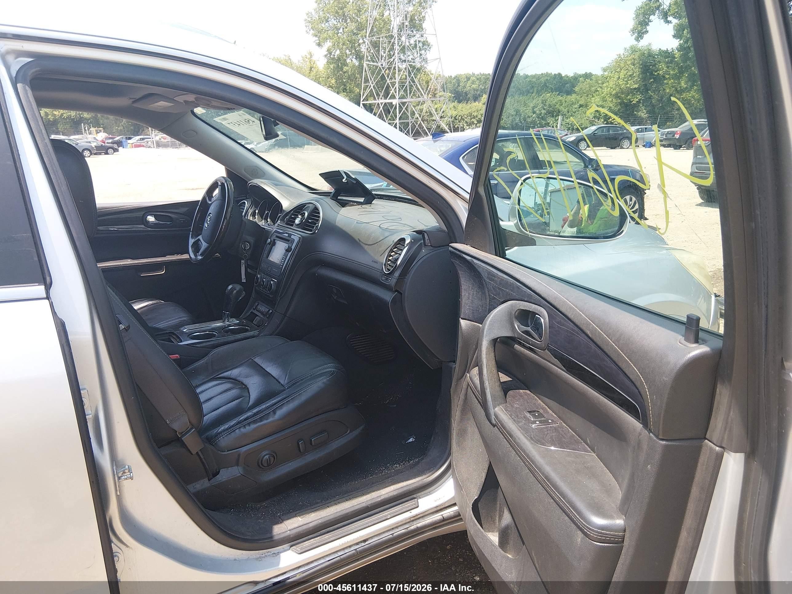 2015 Buick Enclave Leather Silver vin: 5GAKRBKD3FJ305779