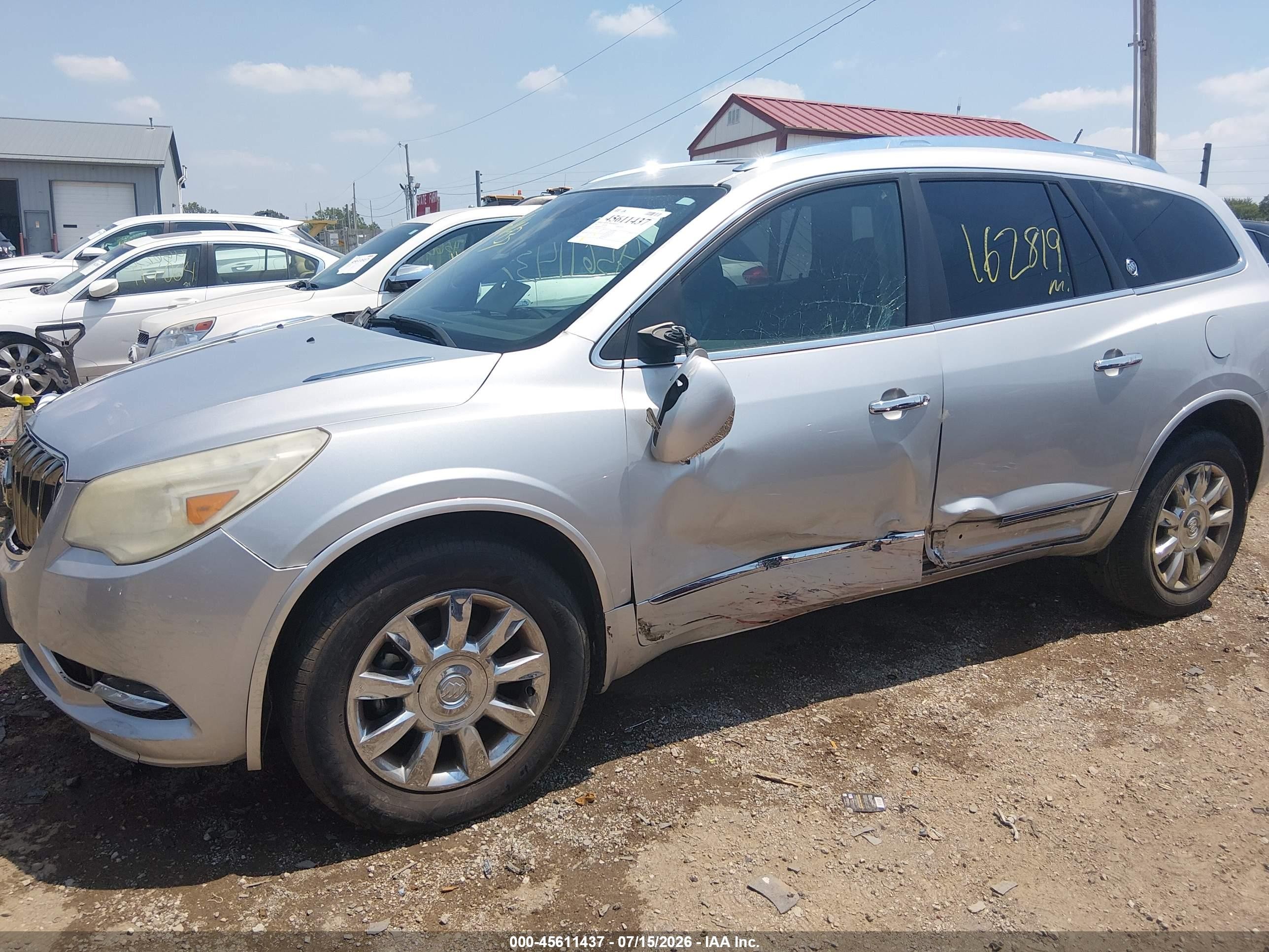 2015 Buick Enclave Leather Silver vin: 5GAKRBKD3FJ305779