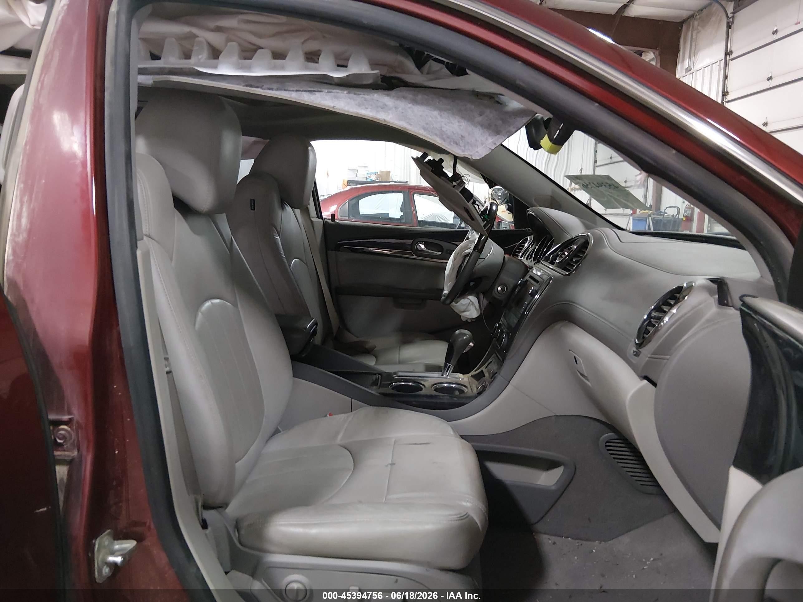 2015 Buick Enclave Leather Maroon vin: 5GAKRBKD3FJ318788