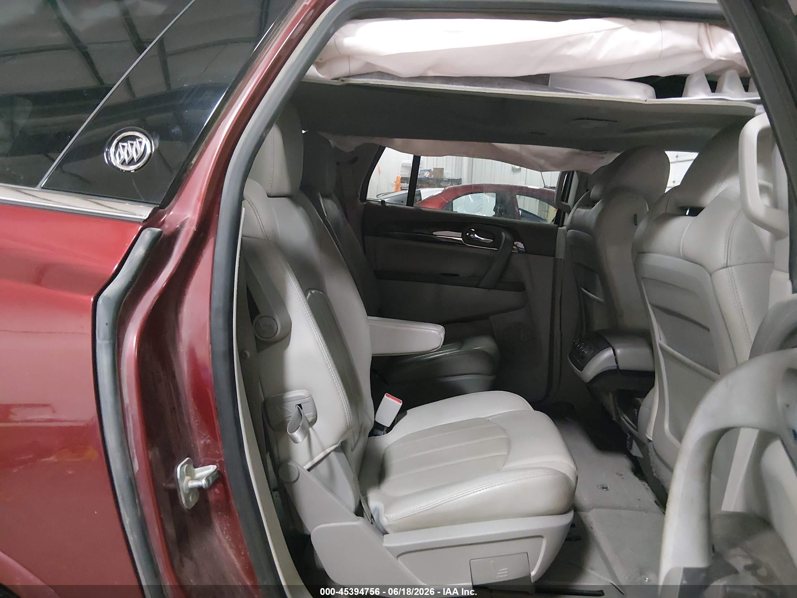 2015 Buick Enclave Leather Maroon vin: 5GAKRBKD3FJ318788
