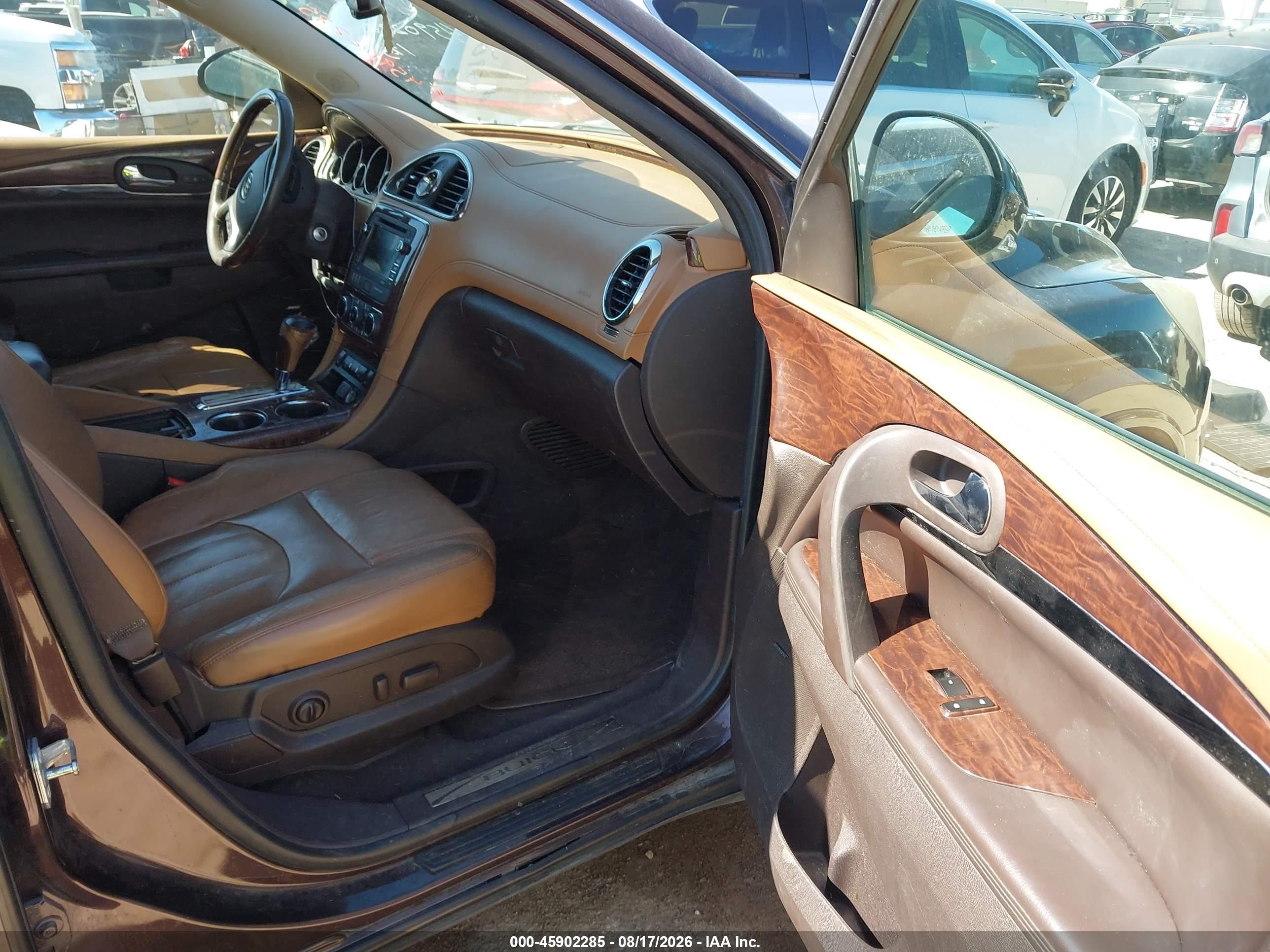 2015 Buick Enclave Leather Brown vin: 5GAKRBKD3FJ343500