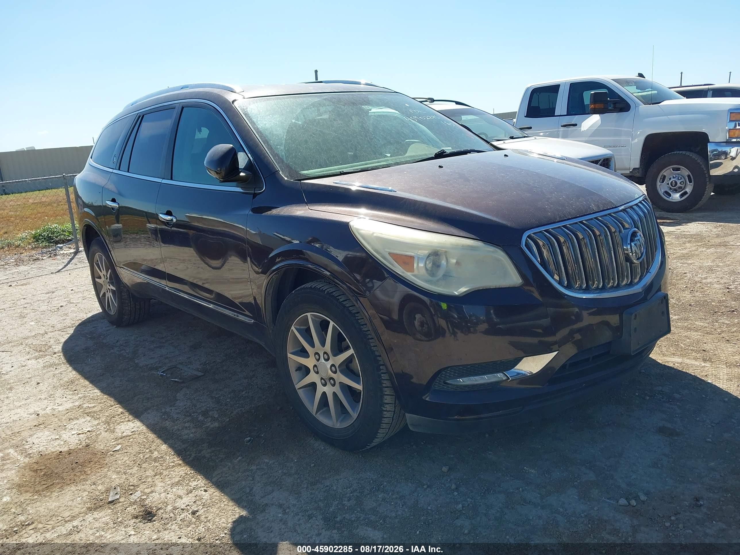 2015 Buick Enclave Leather Brown vin: 5GAKRBKD3FJ343500