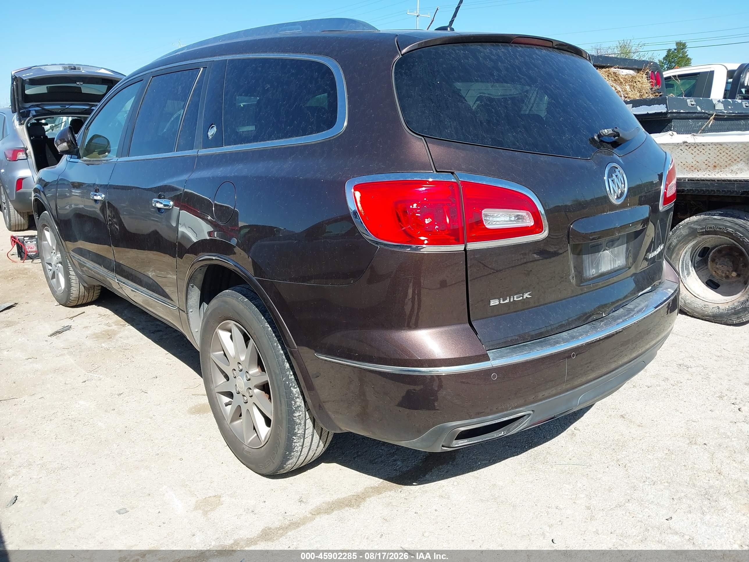 2015 Buick Enclave Leather Brown vin: 5GAKRBKD3FJ343500