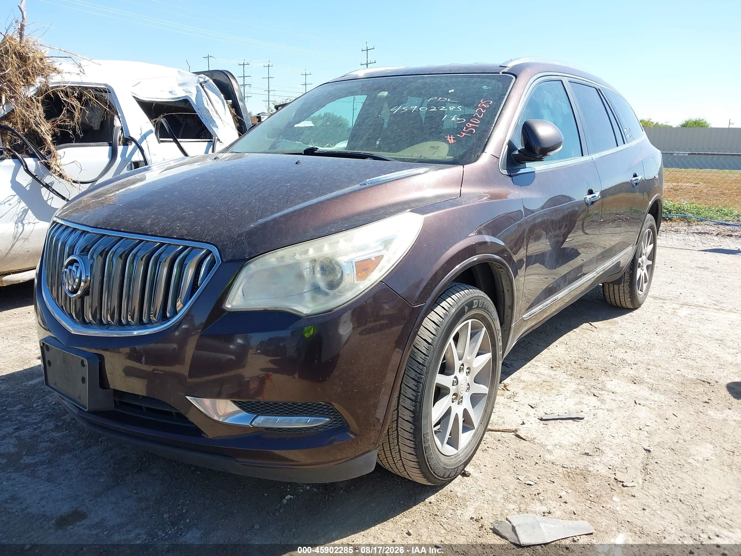 2015 Buick Enclave Leather Brown vin: 5GAKRBKD3FJ343500