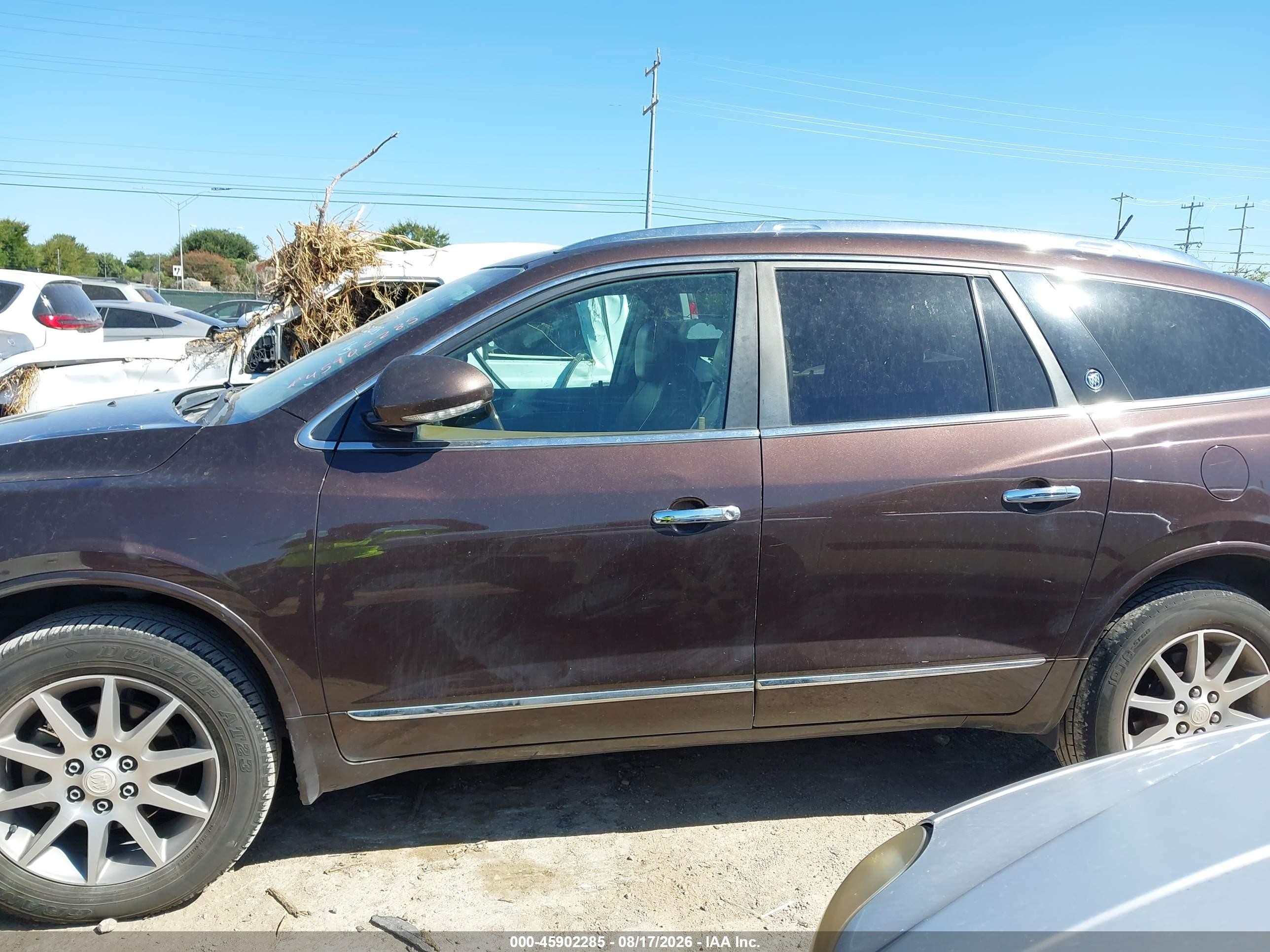 2015 Buick Enclave Leather Brown vin: 5GAKRBKD3FJ343500