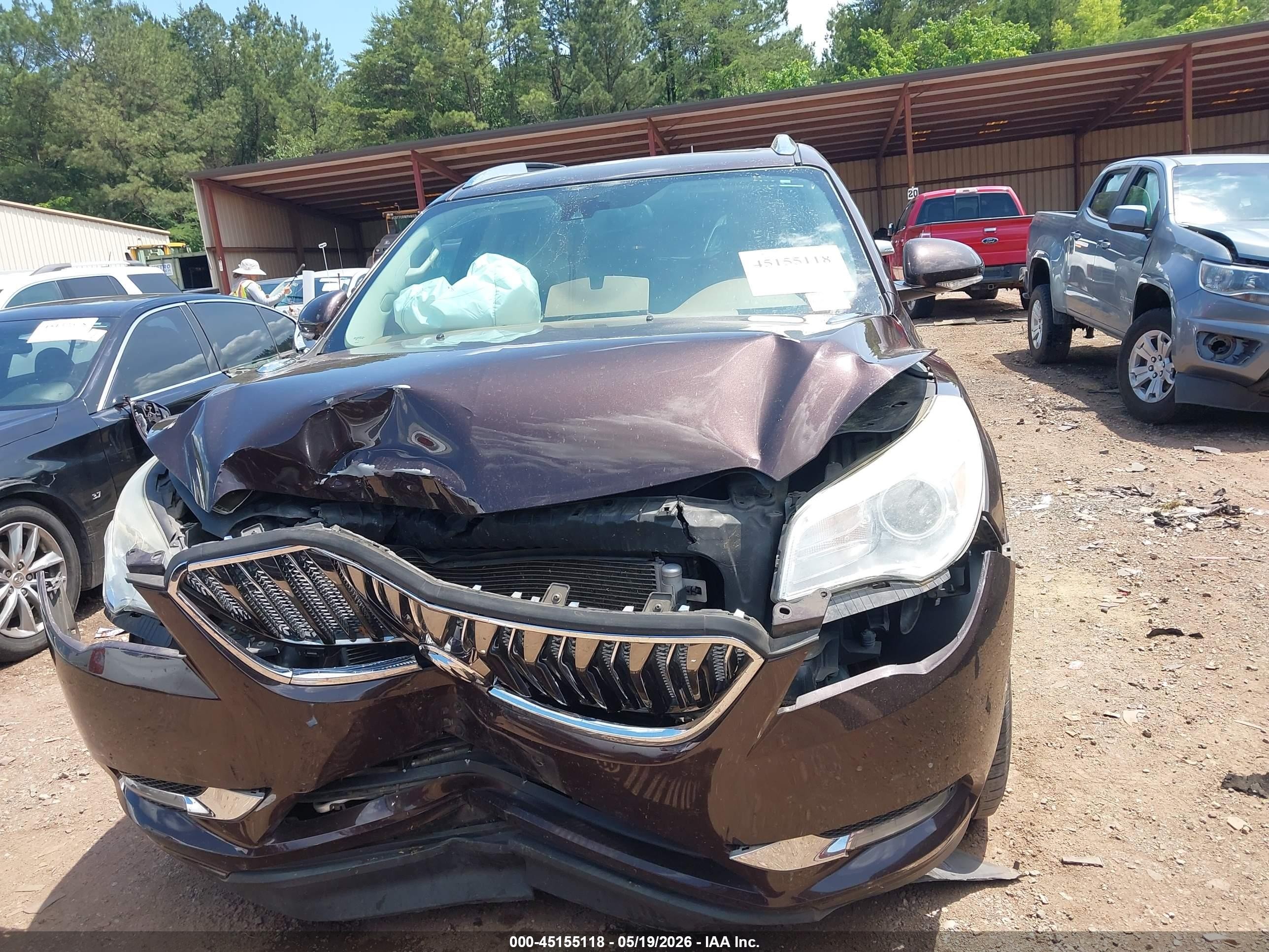 2016 Buick Enclave Leather Brown vin: 5GAKRBKD3GJ193048