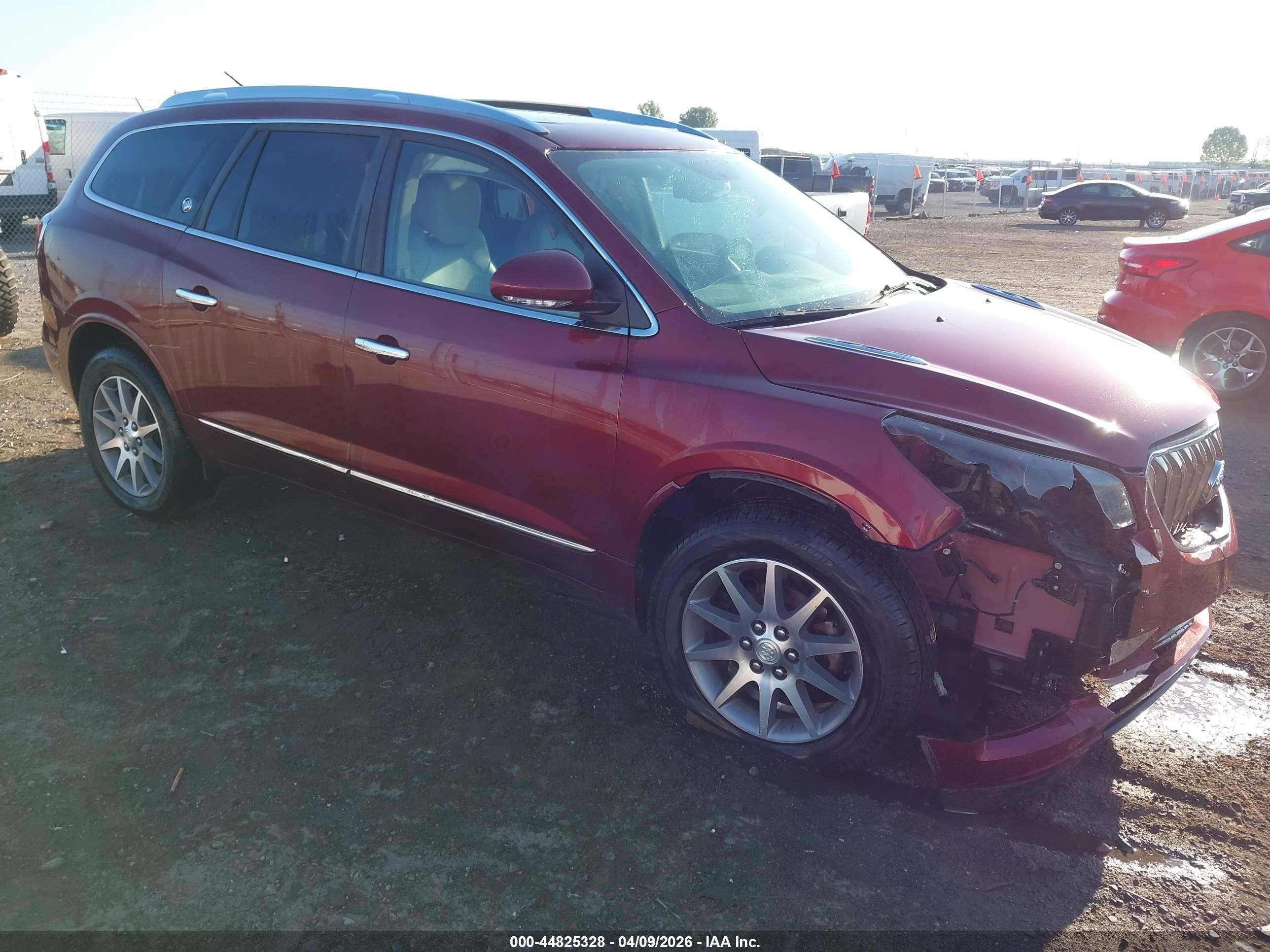 2017 Buick Enclave Leather Red vin: 5GAKRBKD3HJ330653