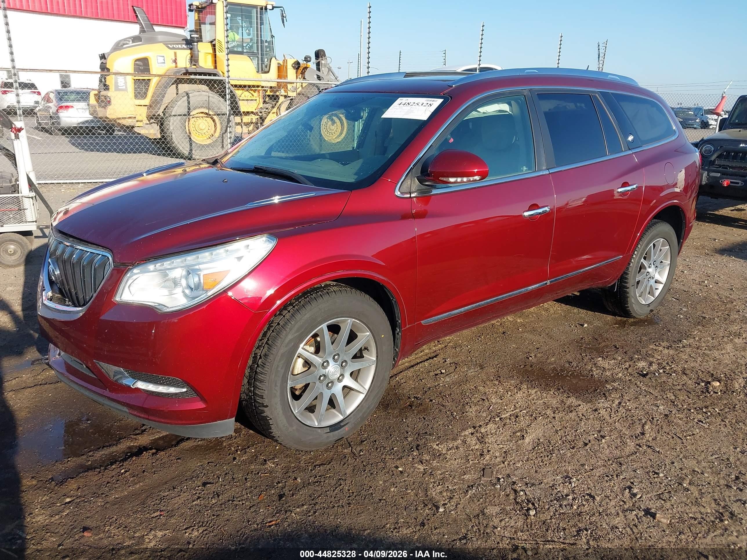 2017 Buick Enclave Leather Red vin: 5GAKRBKD3HJ330653