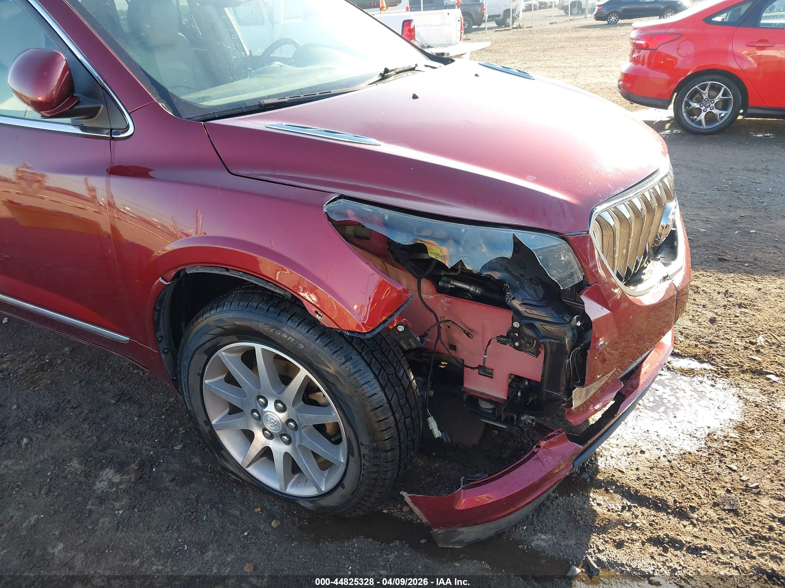 2017 Buick Enclave Leather Red vin: 5GAKRBKD3HJ330653