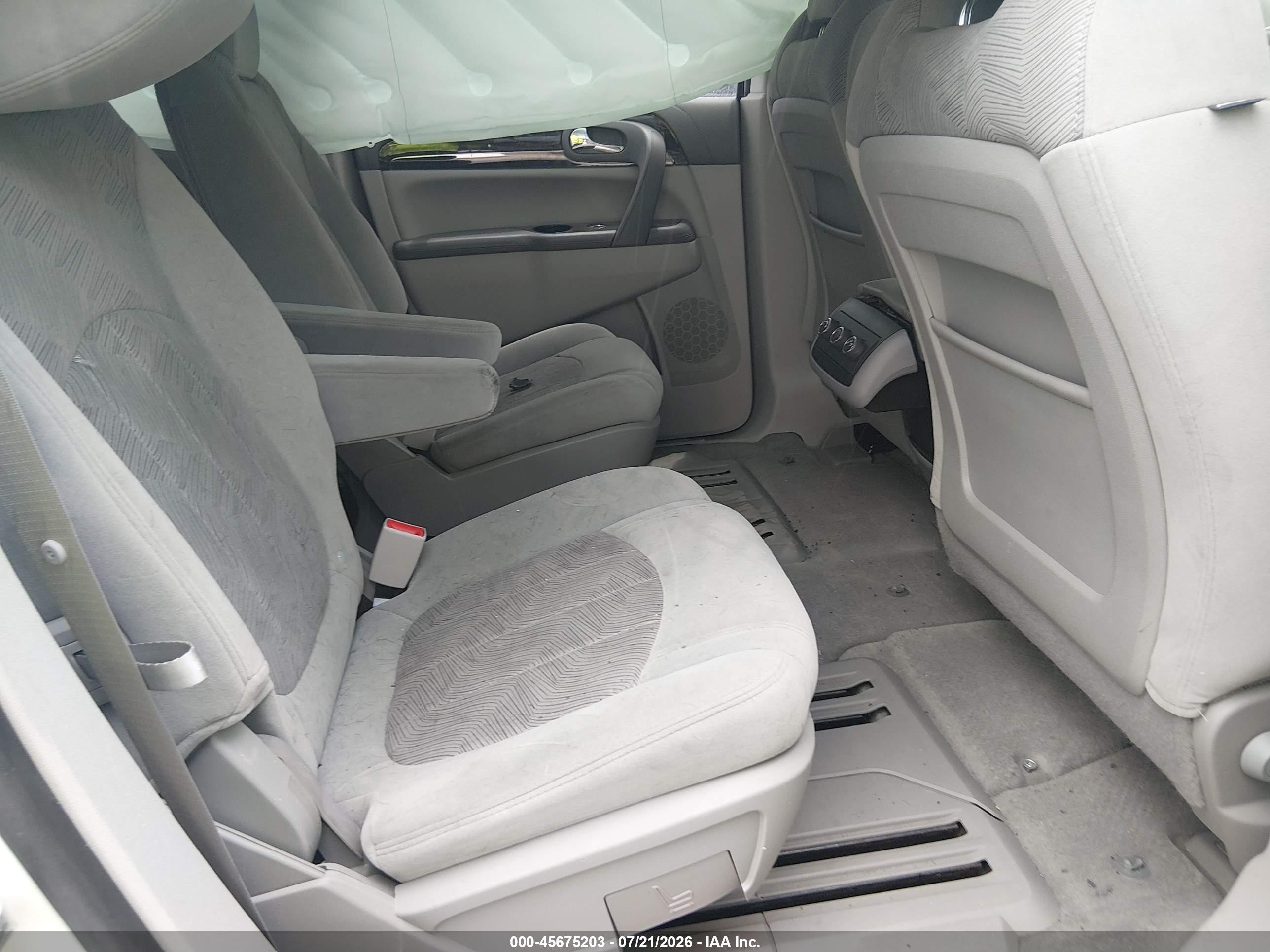 2013 Buick Enclave Convenience White vin: 5GAKRBKD4DJ188078