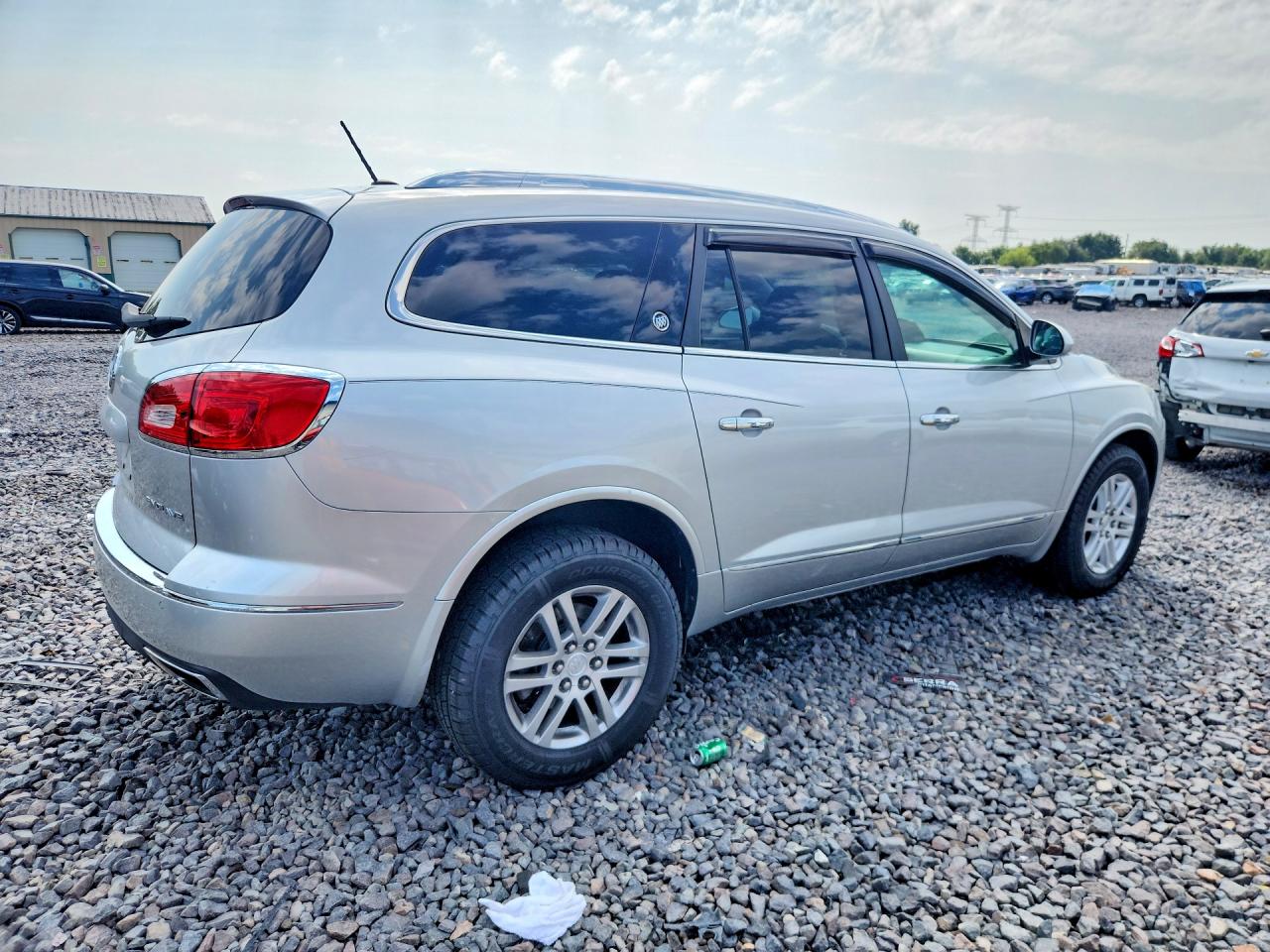 2013 Buick Enclave Silver vin: 5GAKRBKD4DJ240602