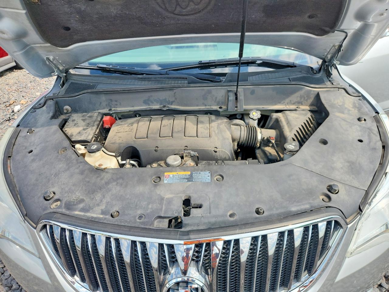 2013 Buick Enclave Silver vin: 5GAKRBKD4DJ240602