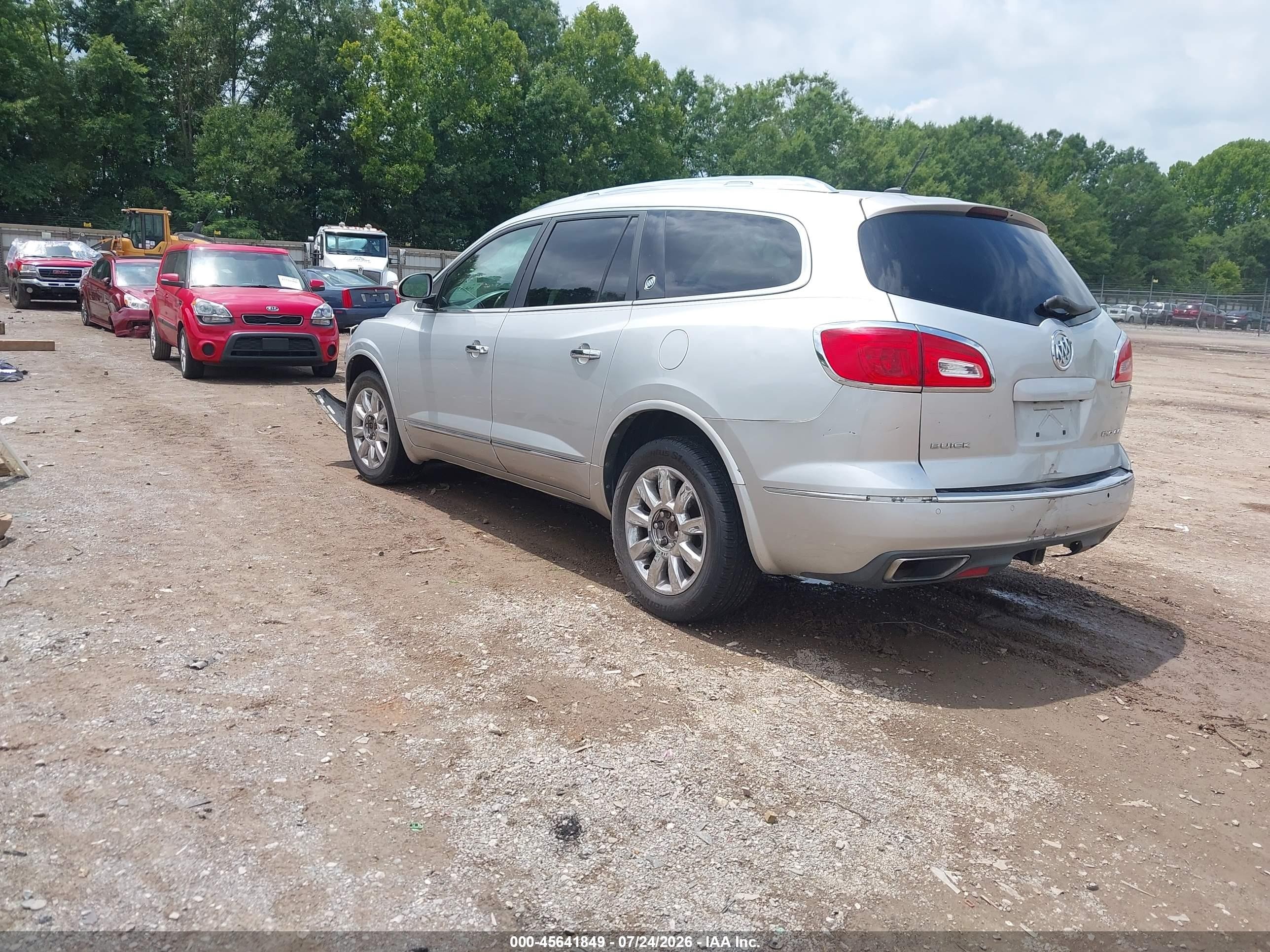 2013 Buick Enclave   Silver vin: 5GAKRBKD4DJ242012