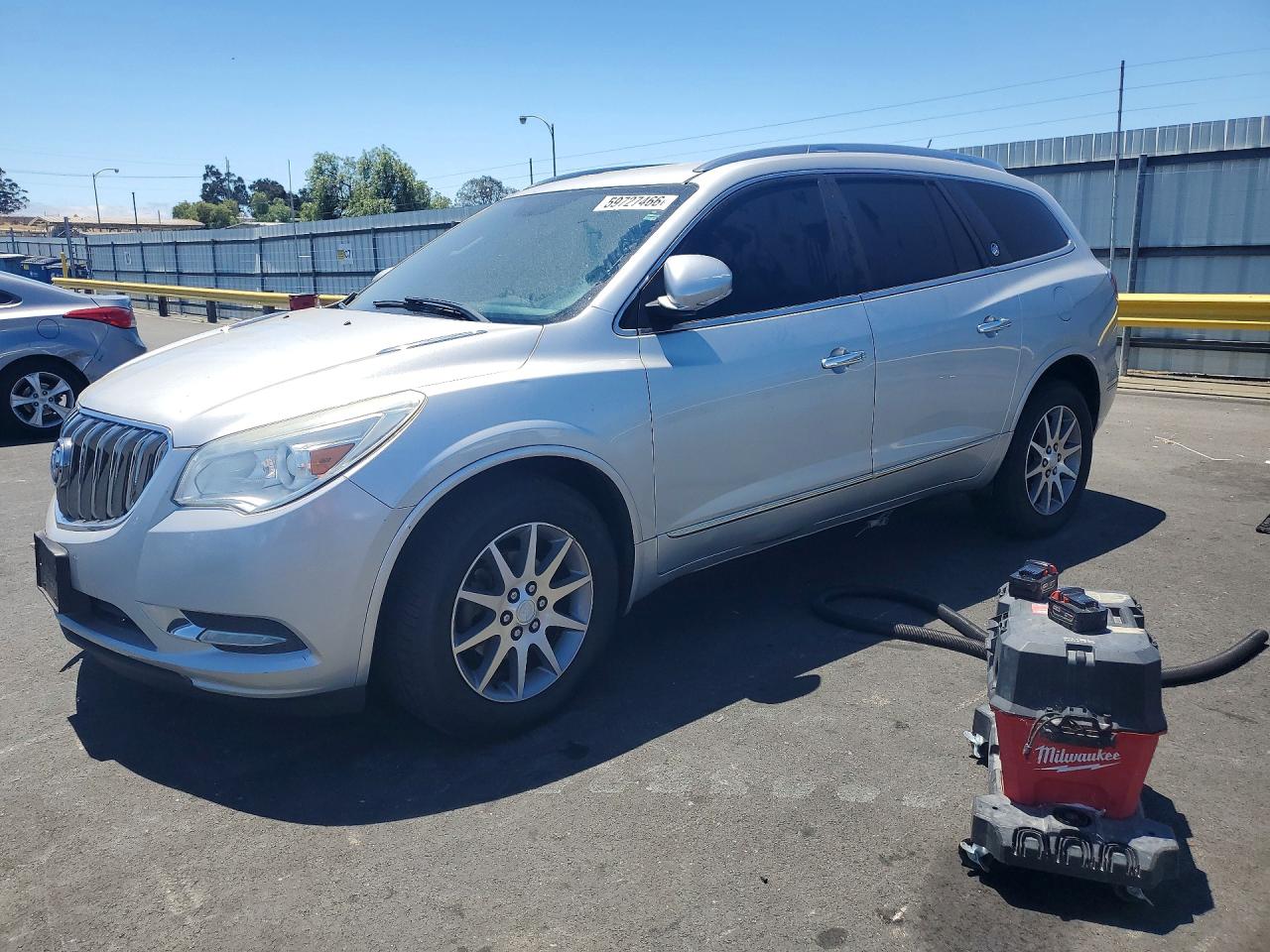 2014 Buick Enclave Silver vin: 5GAKRBKD4EJ100695