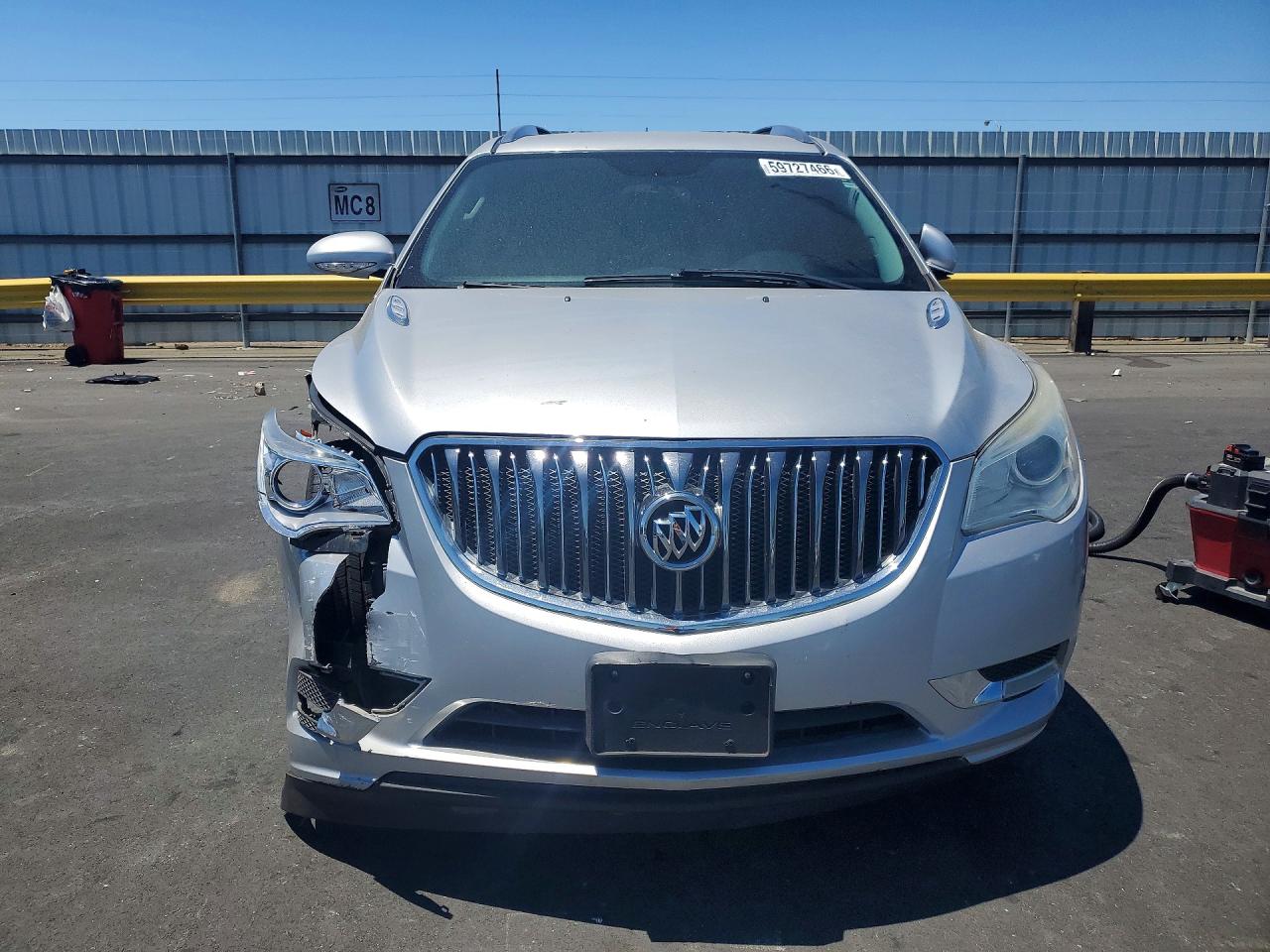 2014 Buick Enclave Silver vin: 5GAKRBKD4EJ100695