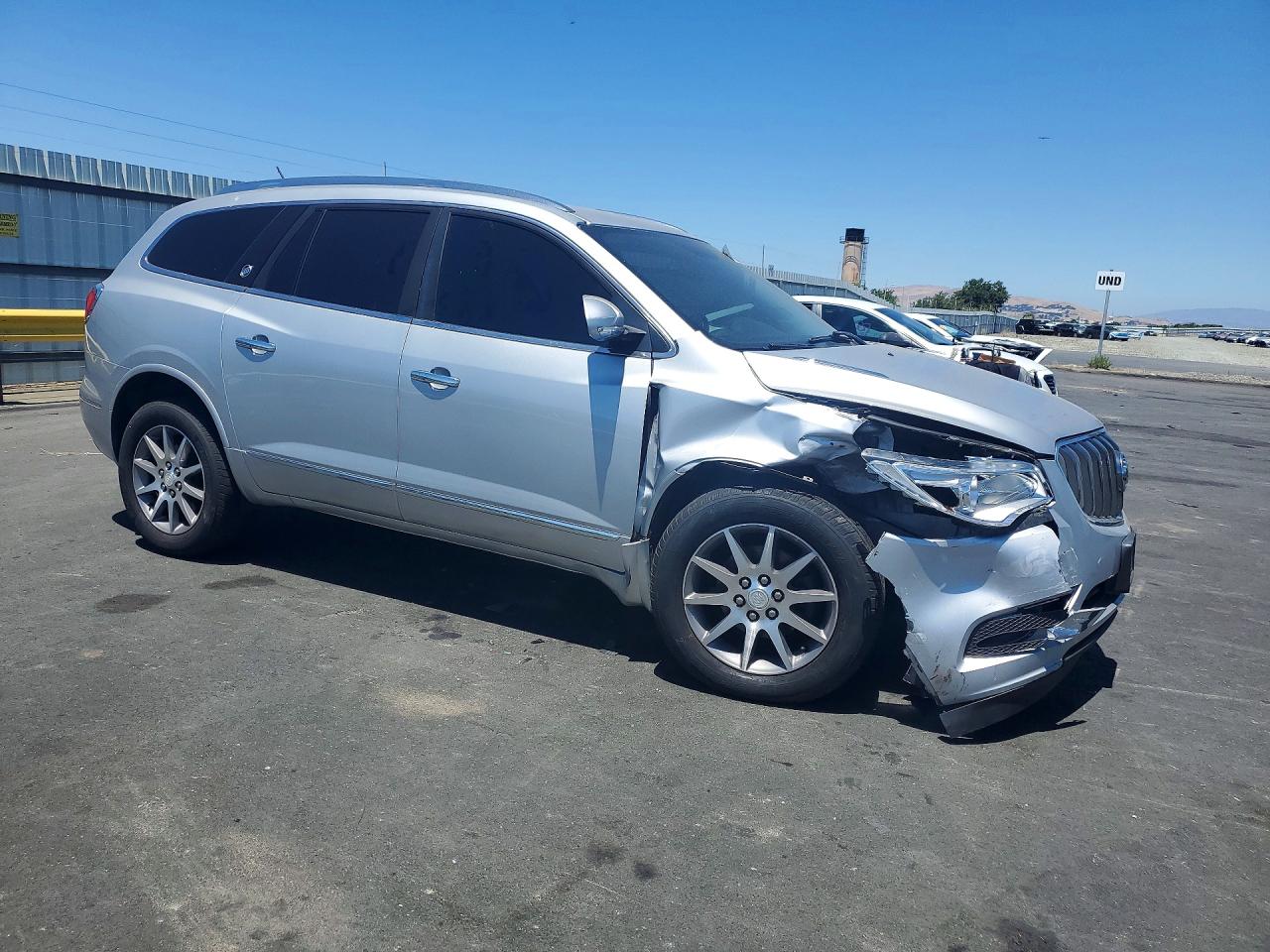 2014 Buick Enclave Silver vin: 5GAKRBKD4EJ100695
