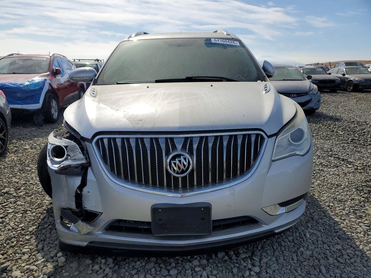2014 Buick Enclave Silver vin: 5GAKRBKD4EJ100695
