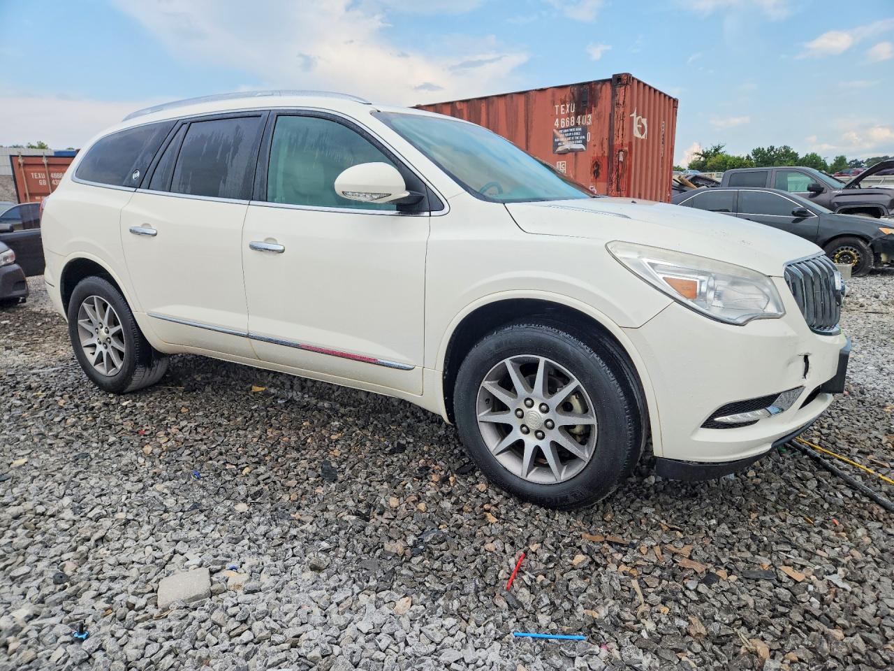 2014 Buick Enclave Cream vin: 5GAKRBKD4EJ211540